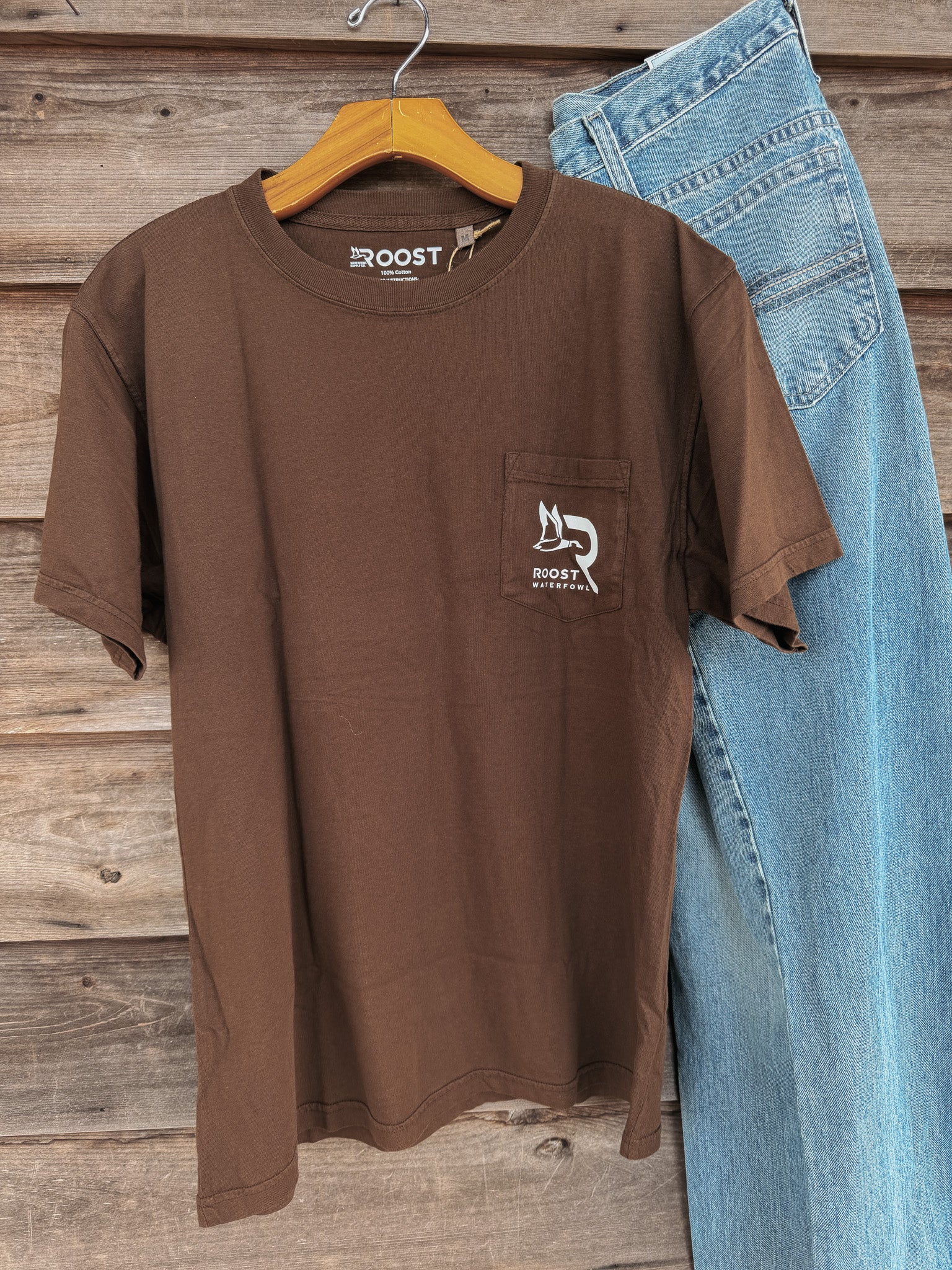 Roost Brown Lab Stamp T-Shirt
