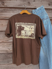Roost Brown Lab Stamp T-Shirt