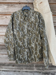 Drake | Cinco Ranch Western Acid Wash Shirt in Bottomland