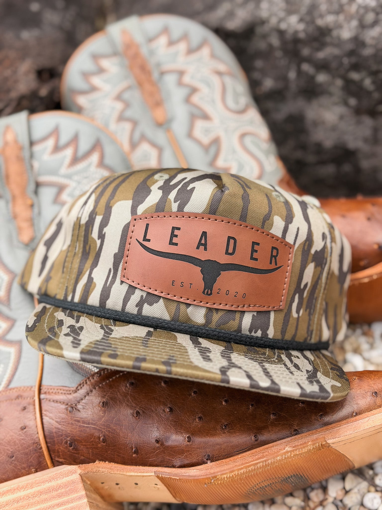 Leader Snapback Cap in Bottomland