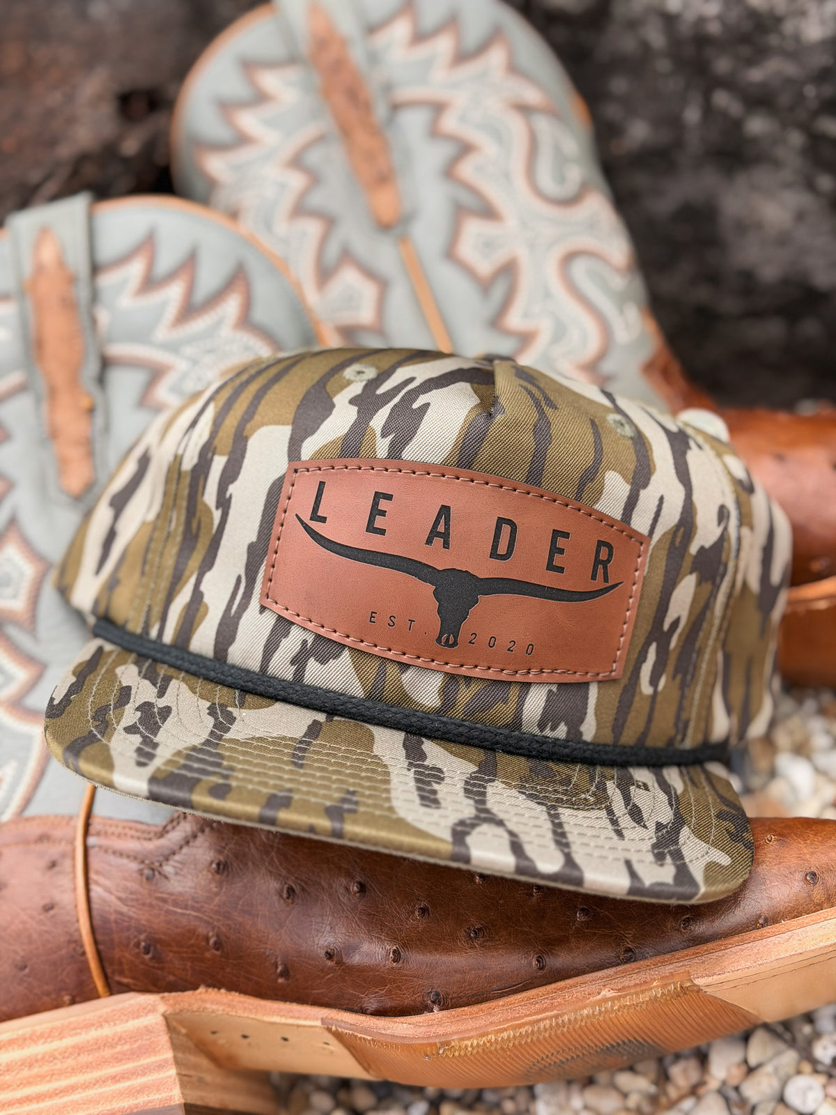 Leader Snapback Cap in Bottomland