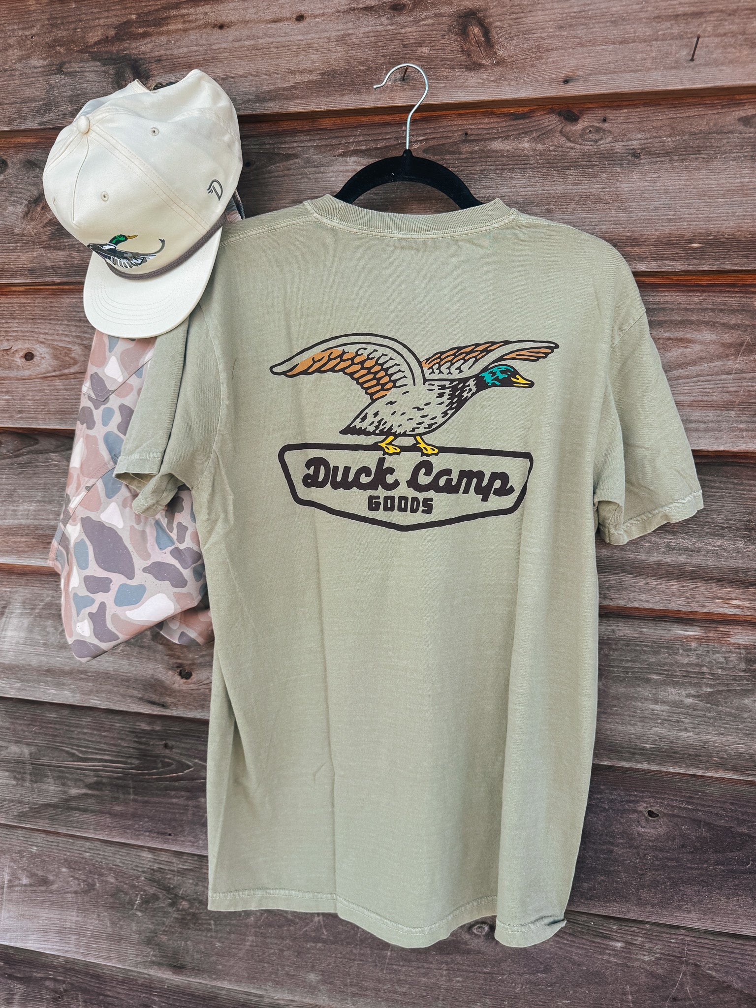Men's Duck Camp DC Shop Vintage Khaki T-Shirt