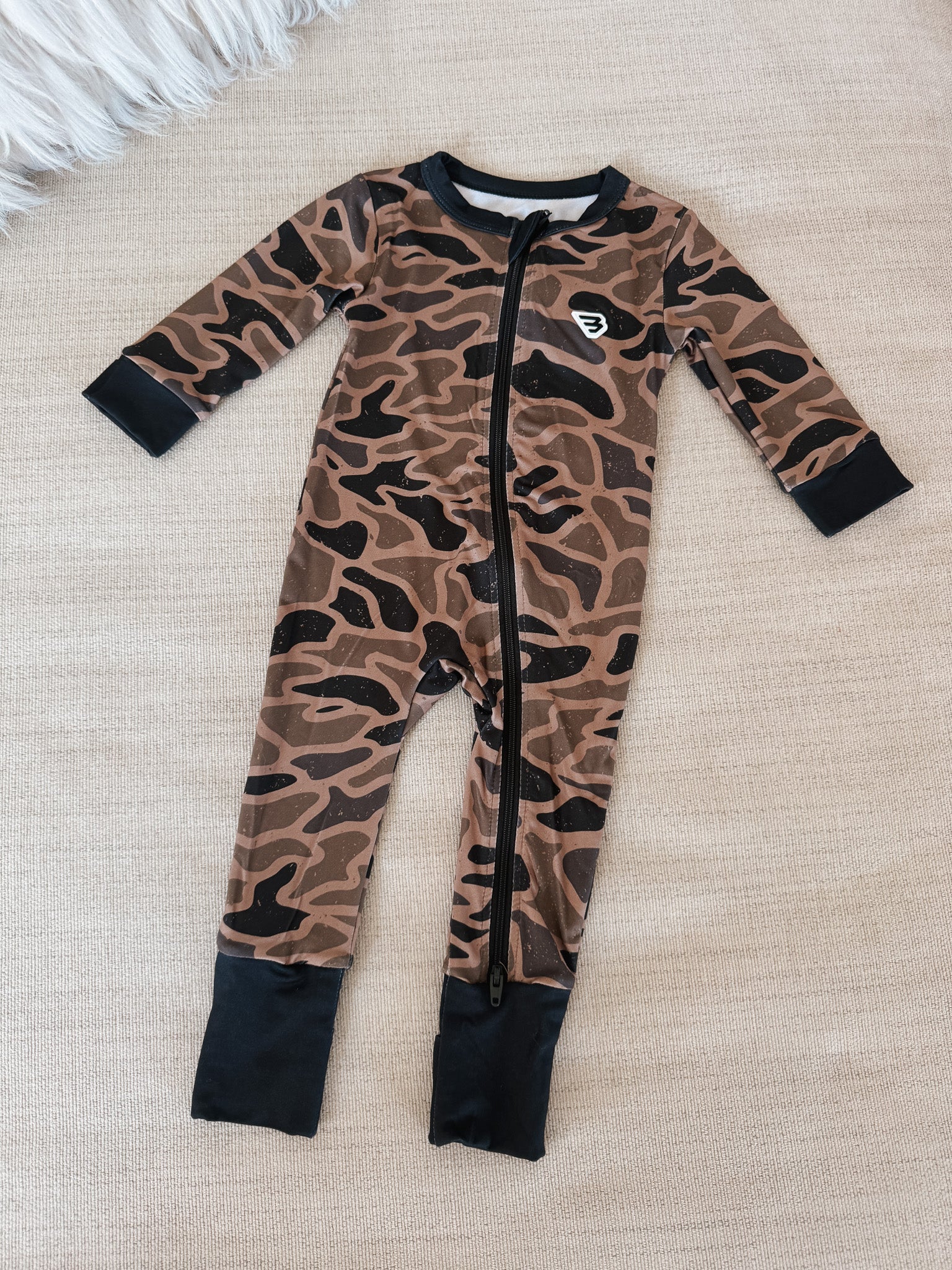 Baby Burlebo Zip Up - Gauge Camo