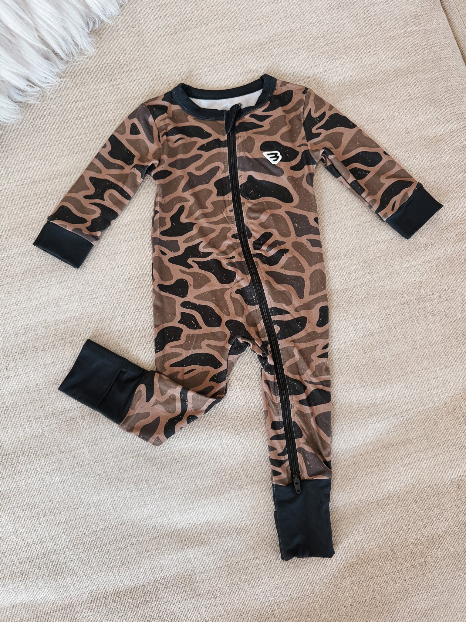 Baby Burlebo Zip Up - Gauge Camo