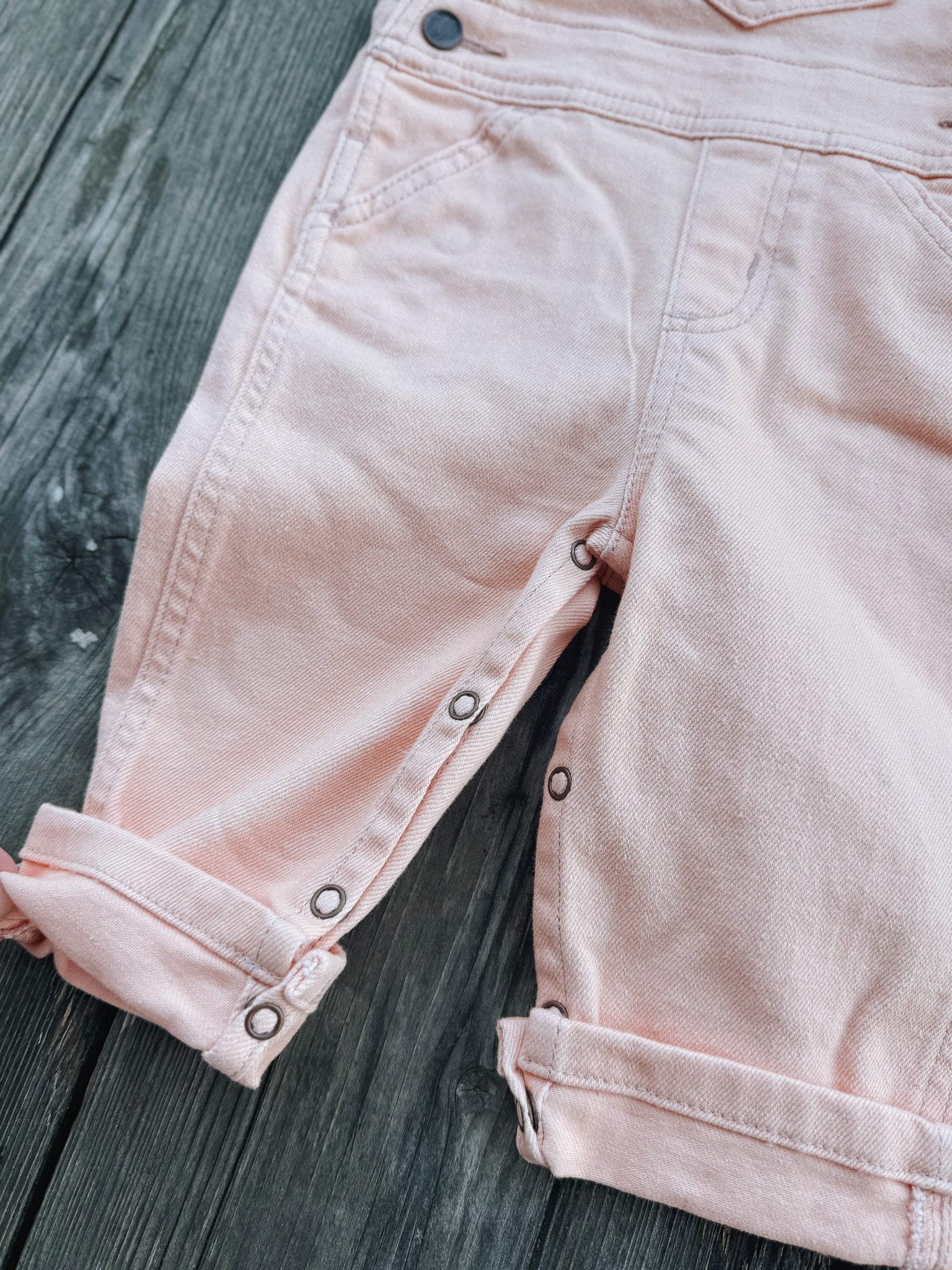 Little Girl's Wrangler Denim Overalls