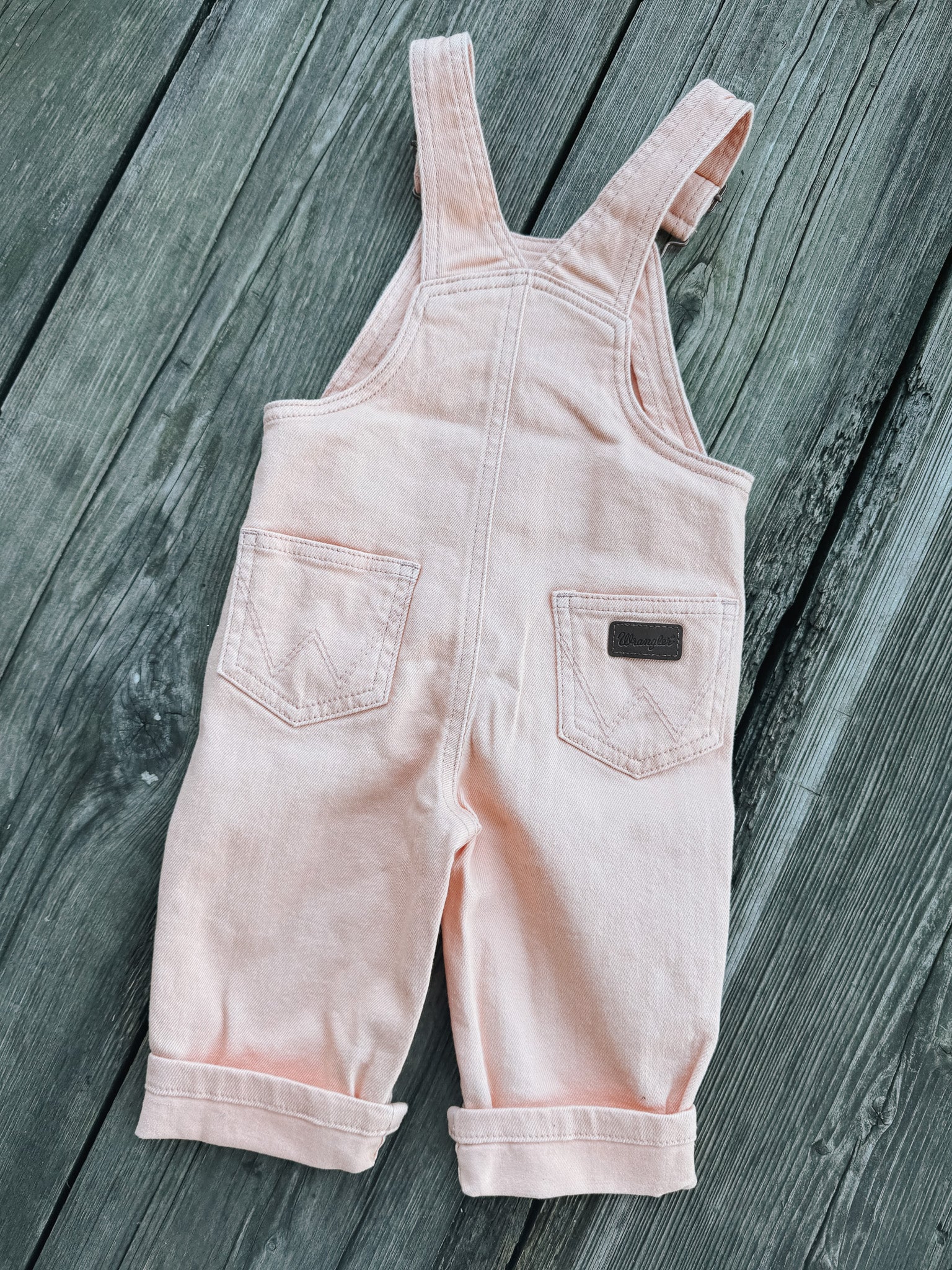 Little Girl's Wrangler Denim Overalls