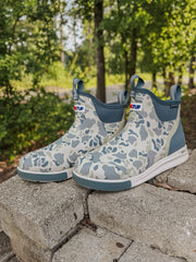 Men's Xtratuf Sport Ankle Deck Boot in Stormy Duck Camo