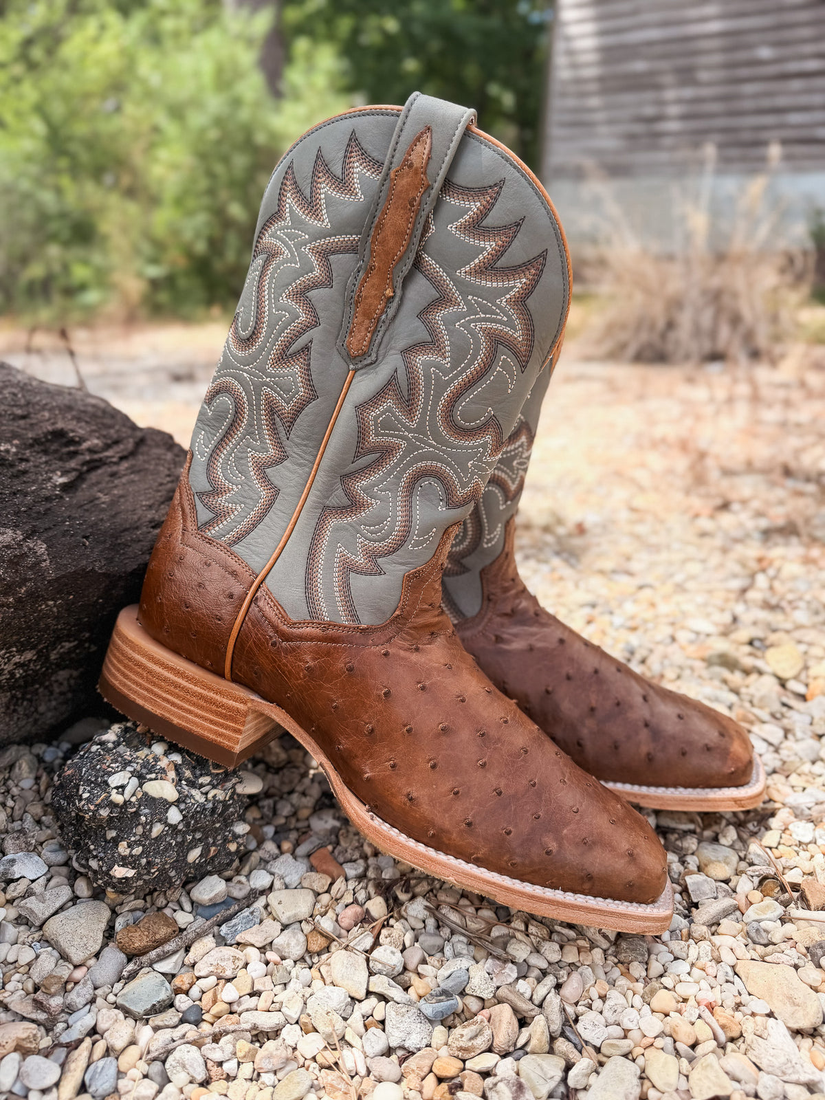 Dan Post Men's Drayden Full Quill Ostrich Boots