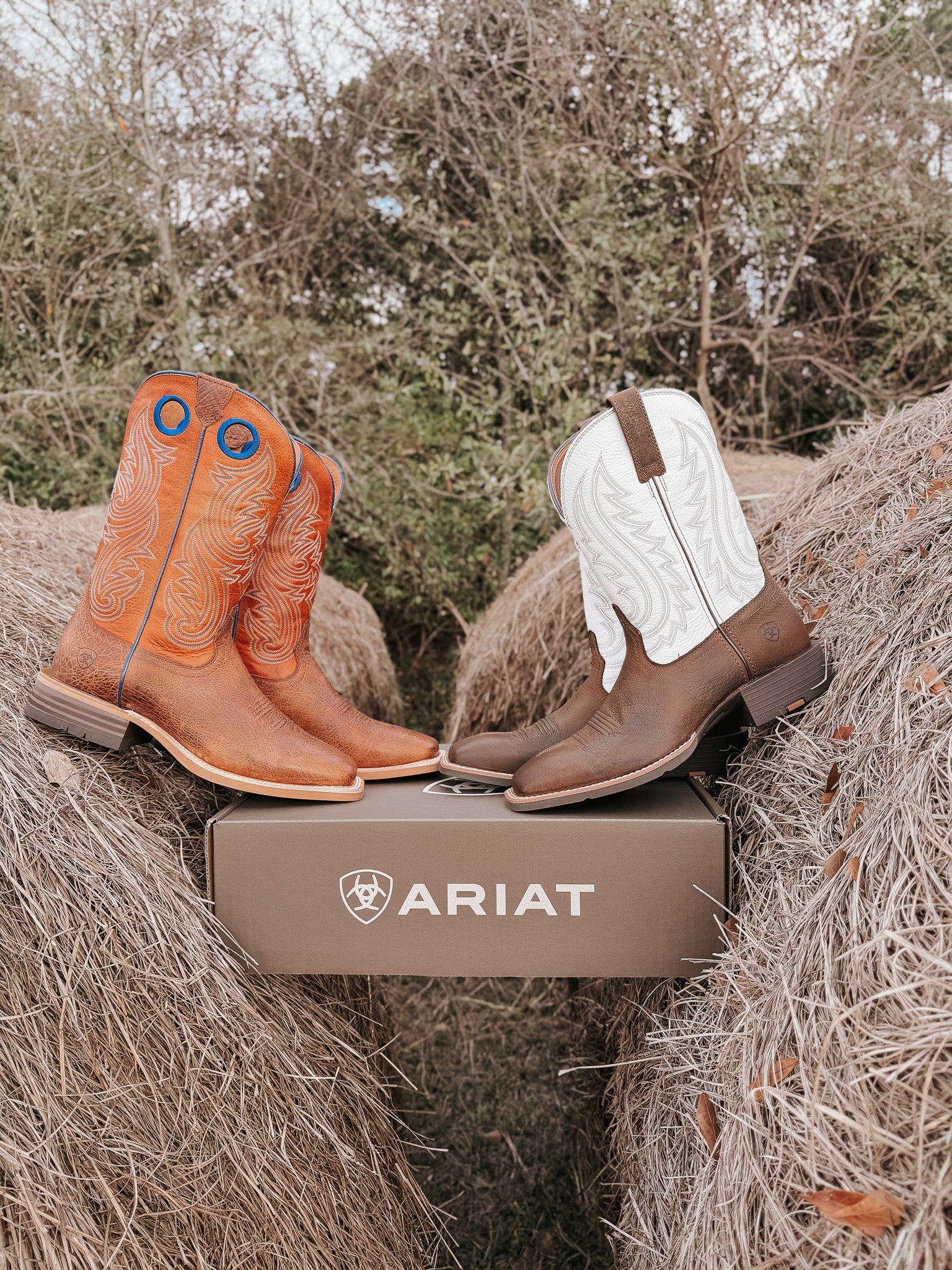 Ariat Men's Sport Big Country Wide Square Toe Cowboy Boot