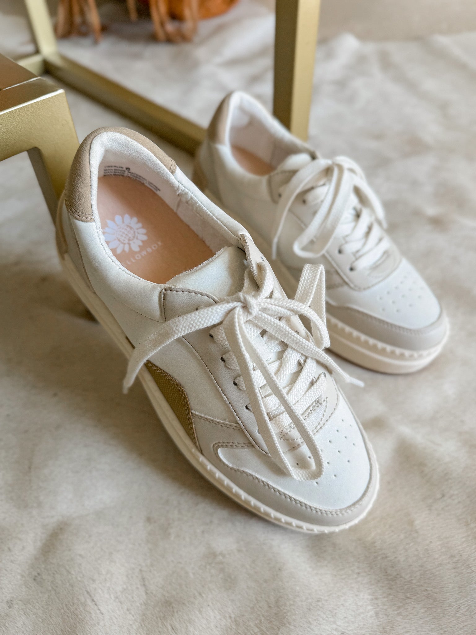 The Oberlin Cream Platform Sneakers