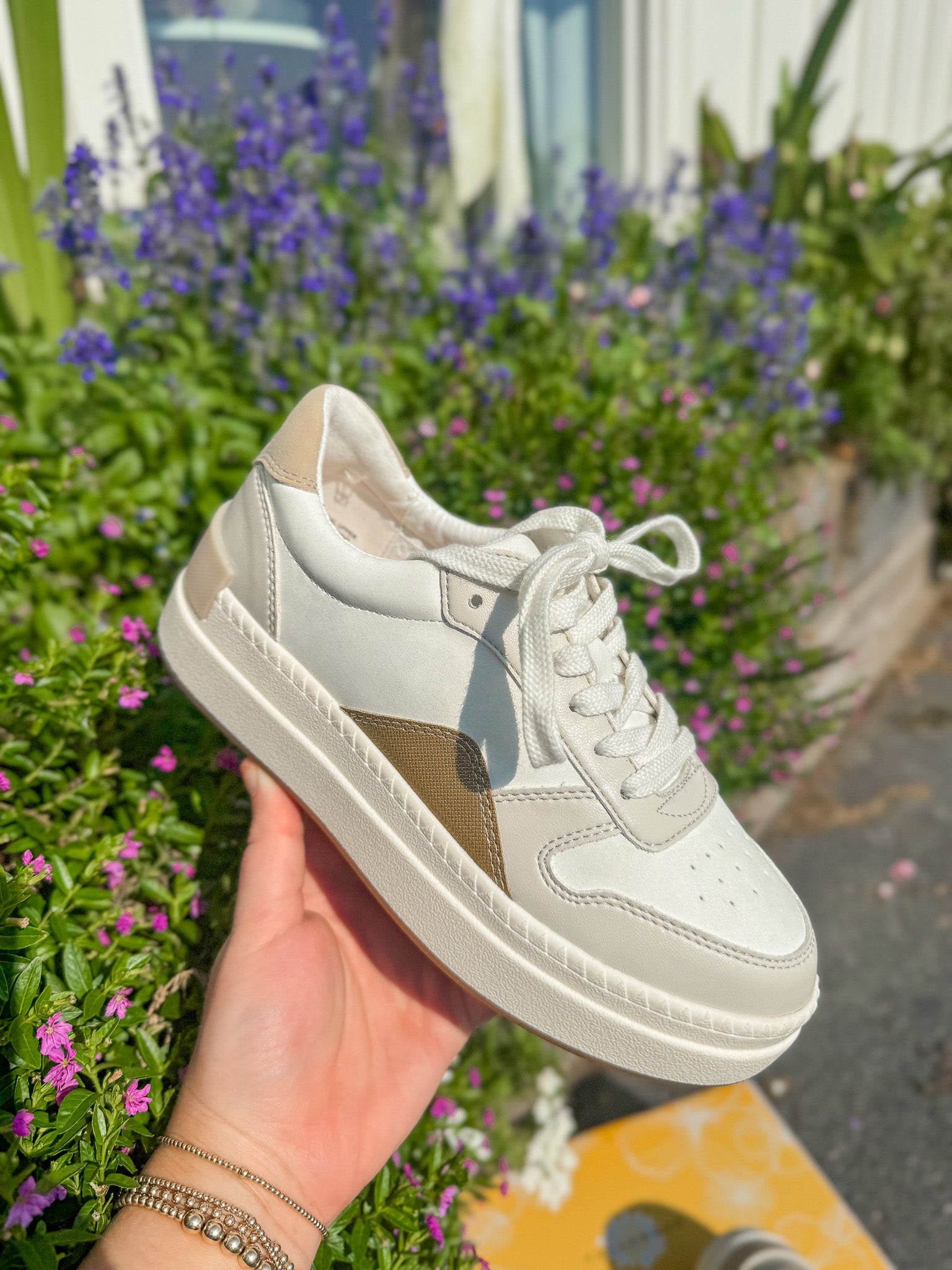 The Oberlin Cream Platform Sneakers