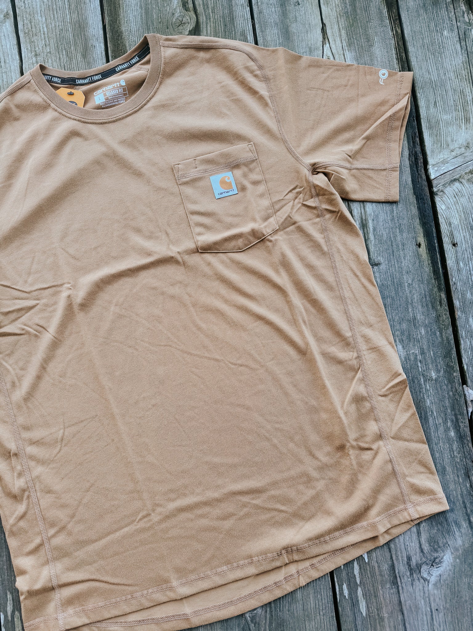 Men's Carhartt Force Relaxed Fit Midweight Short Sleeve Pocket T-Shirt