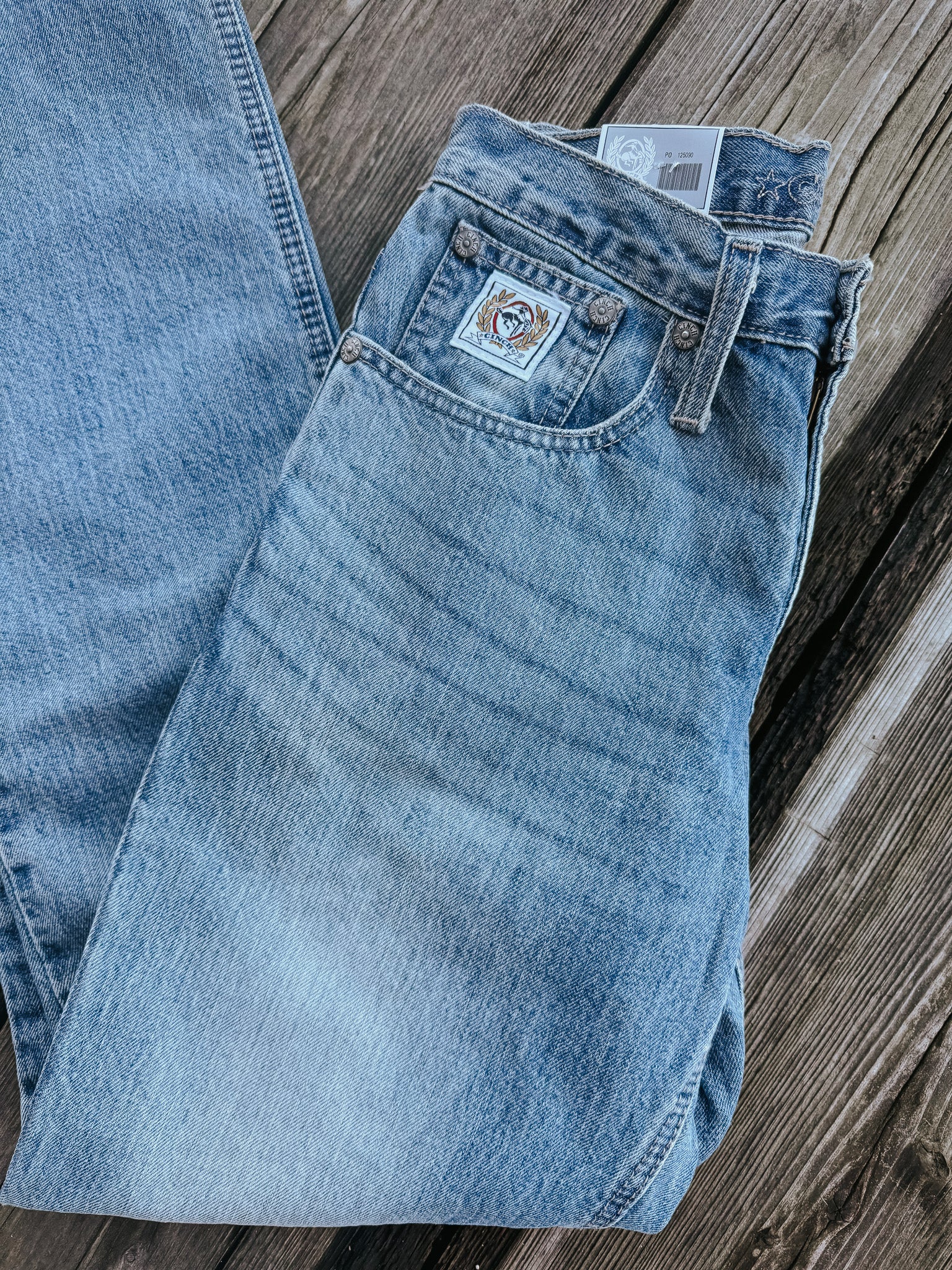 Men's Cinch Relaxed Fit White Label Jeans - Medium Stone