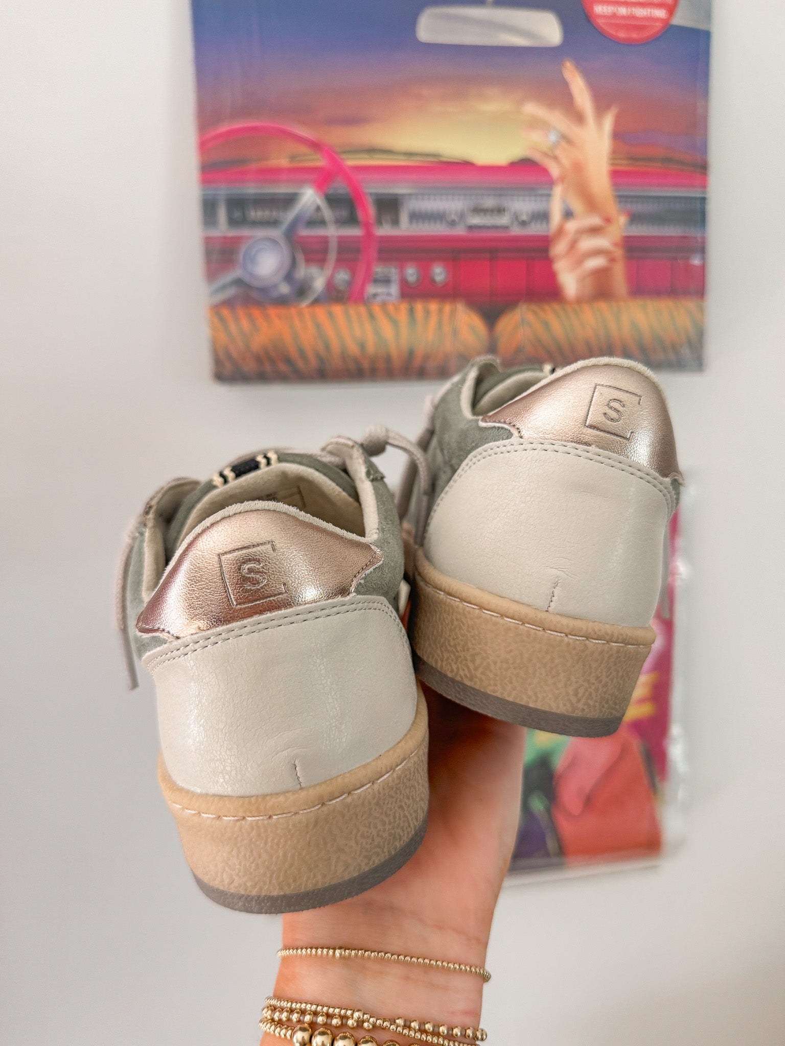 The Salma Sage Sneakers