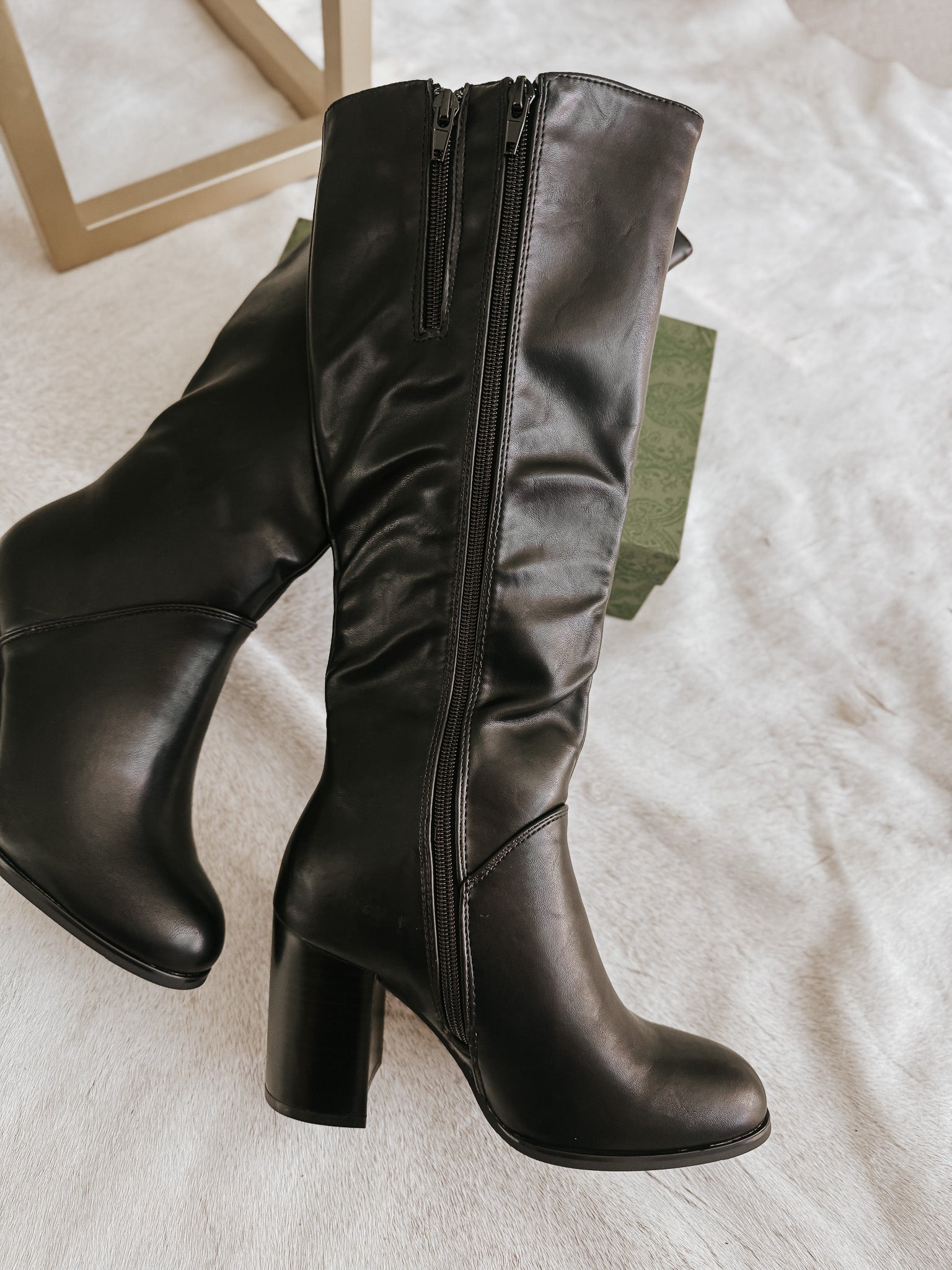 Stand Corrected Black Boots