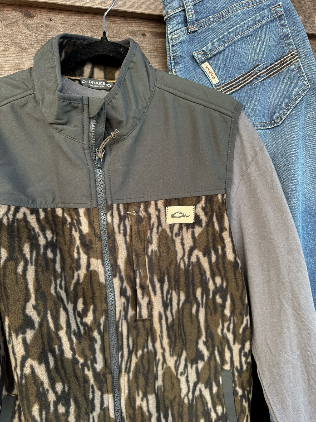 Drake | Men's Camp Fleece Vest - Bottomland