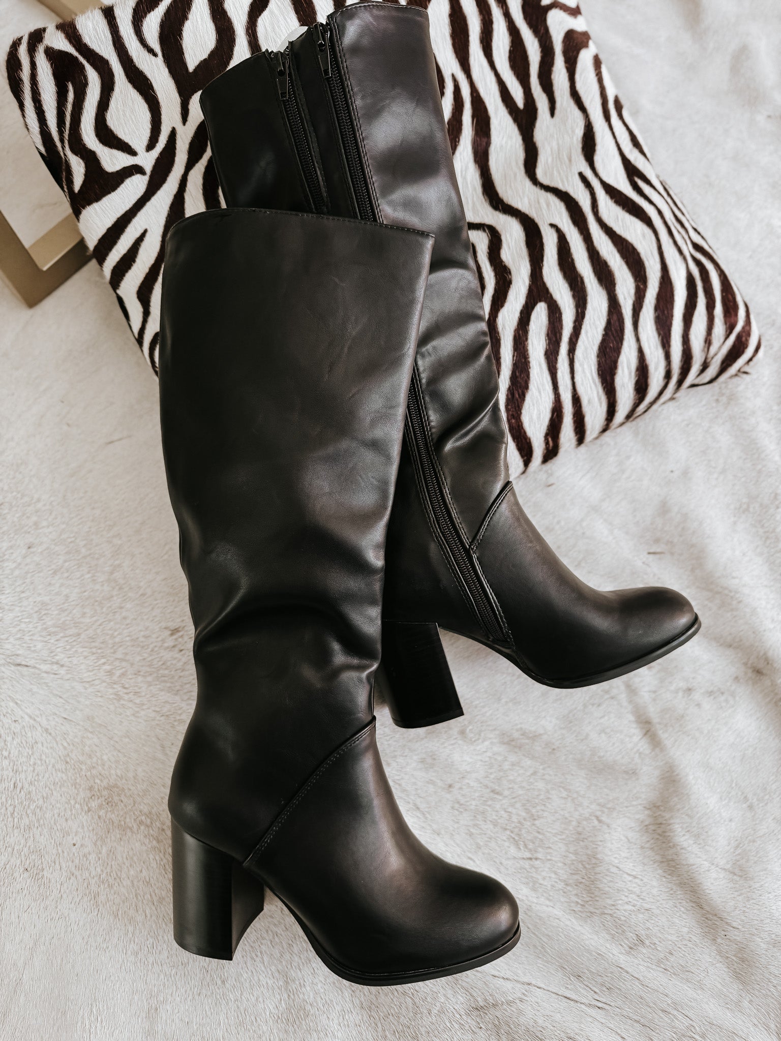 Stand Corrected Black Boots