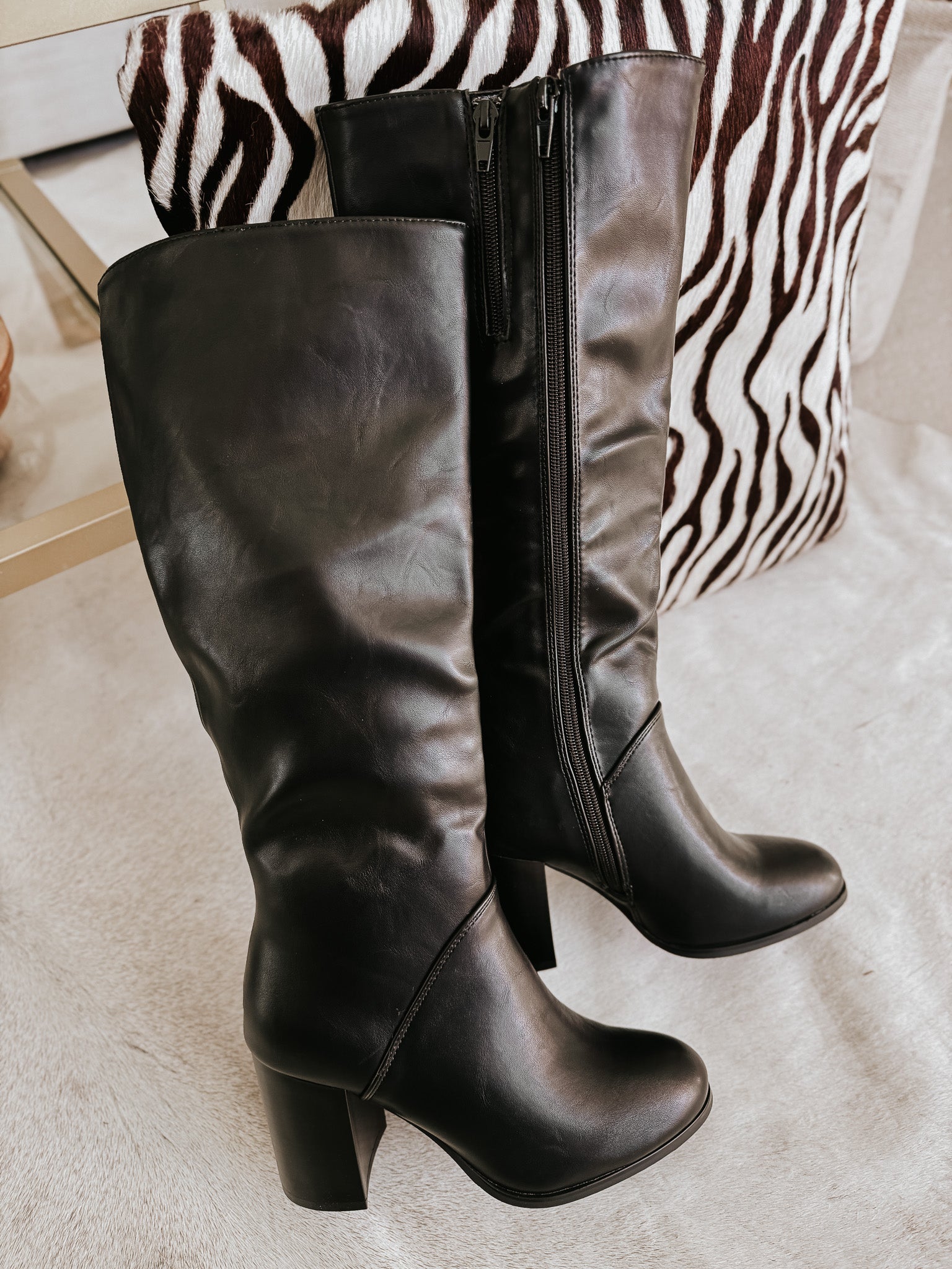 Stand Corrected Black Boots