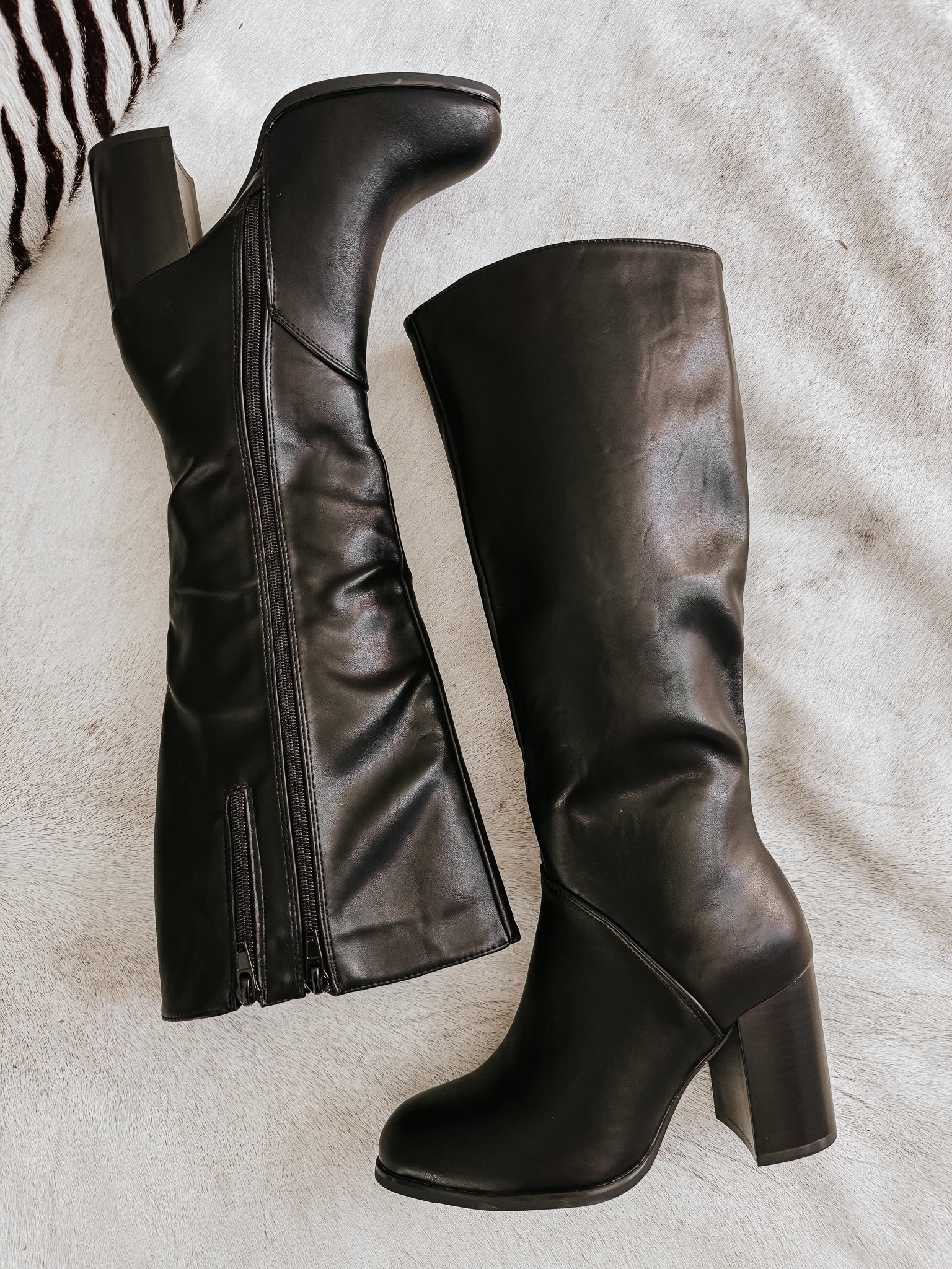 Stand Corrected Black Boots