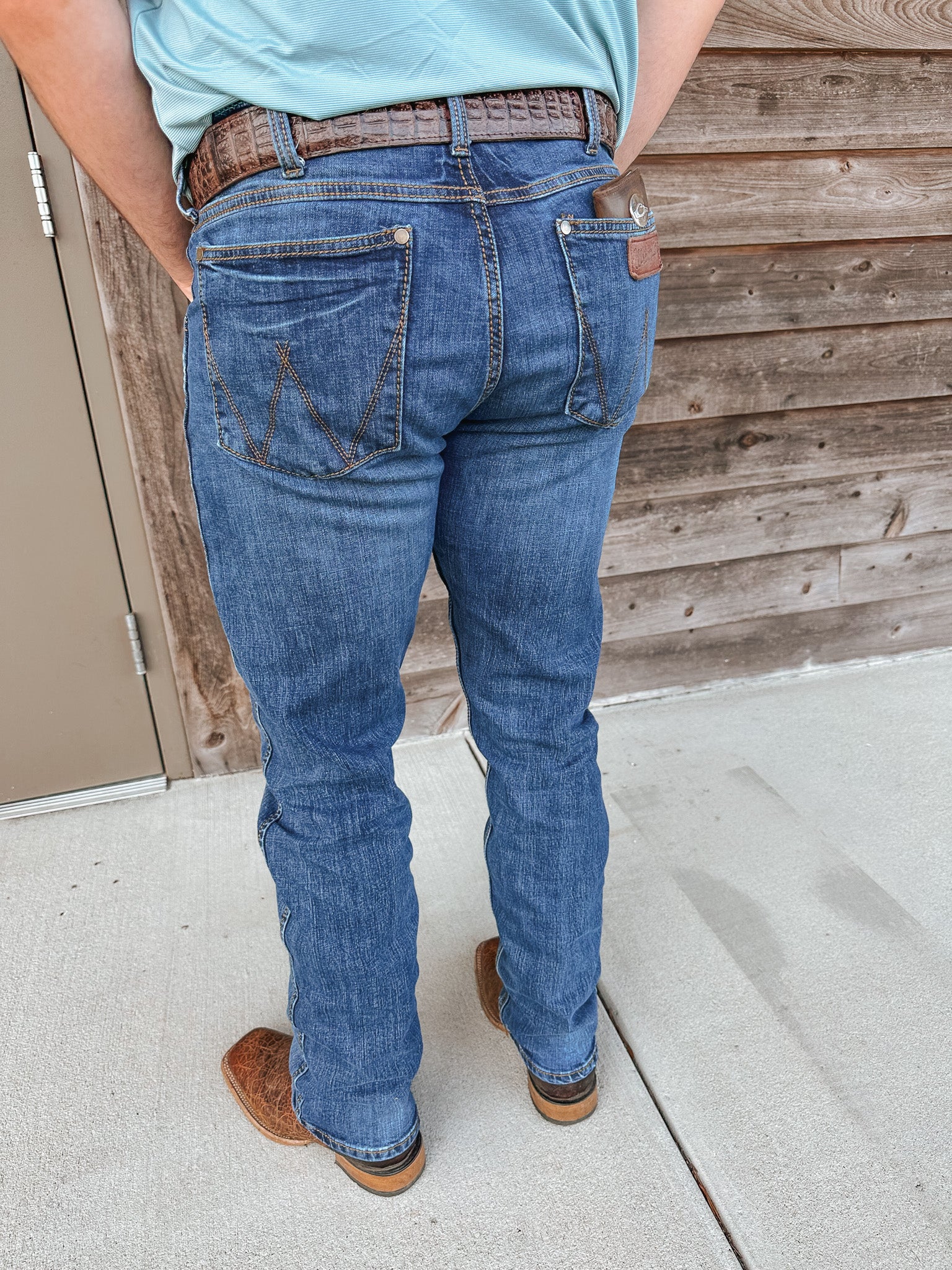 Wrangler Retro Vaqueros ajustados de pierna recta para hombre 