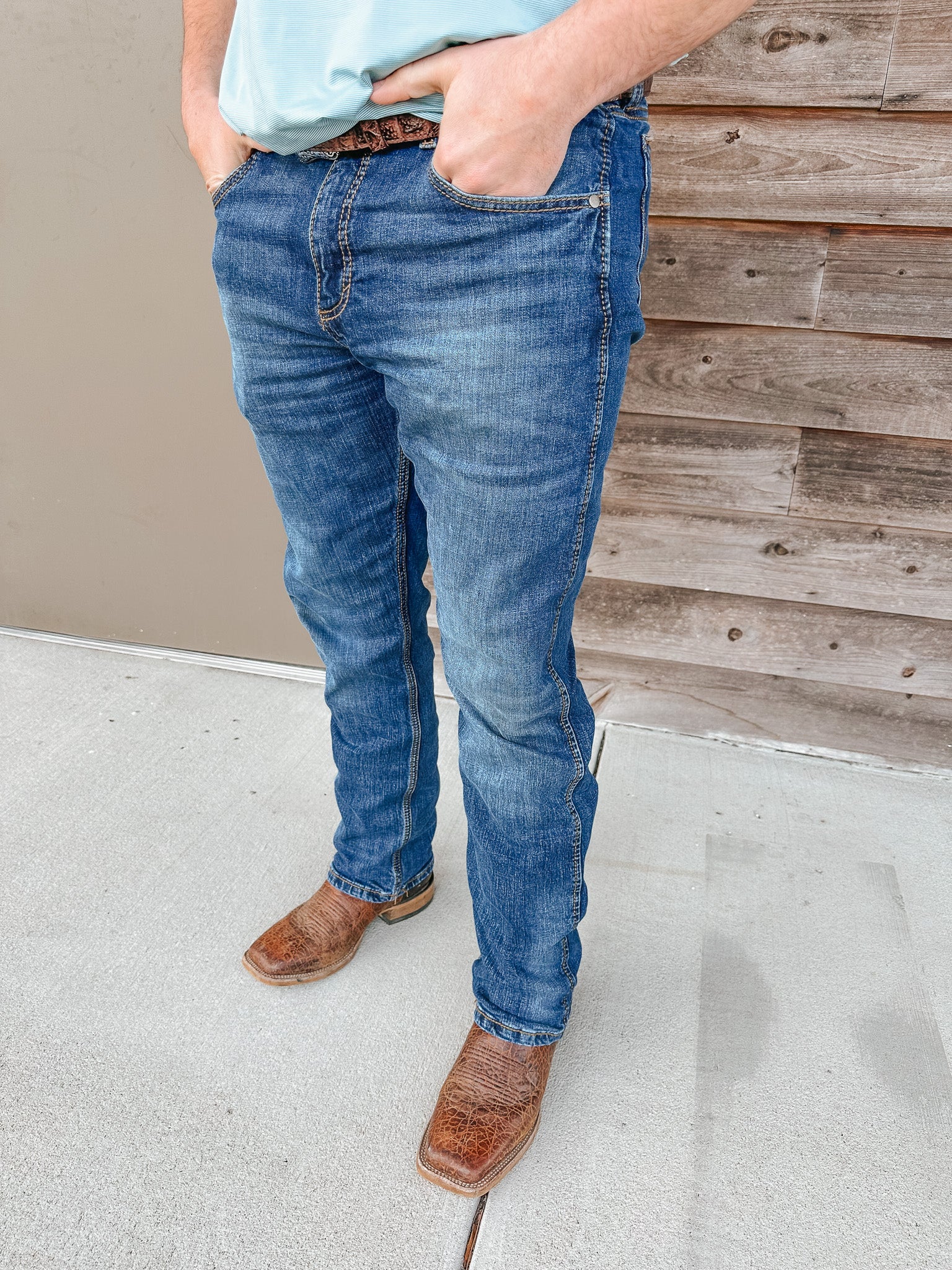 Wrangler Retro Vaqueros ajustados de pierna recta para hombre 