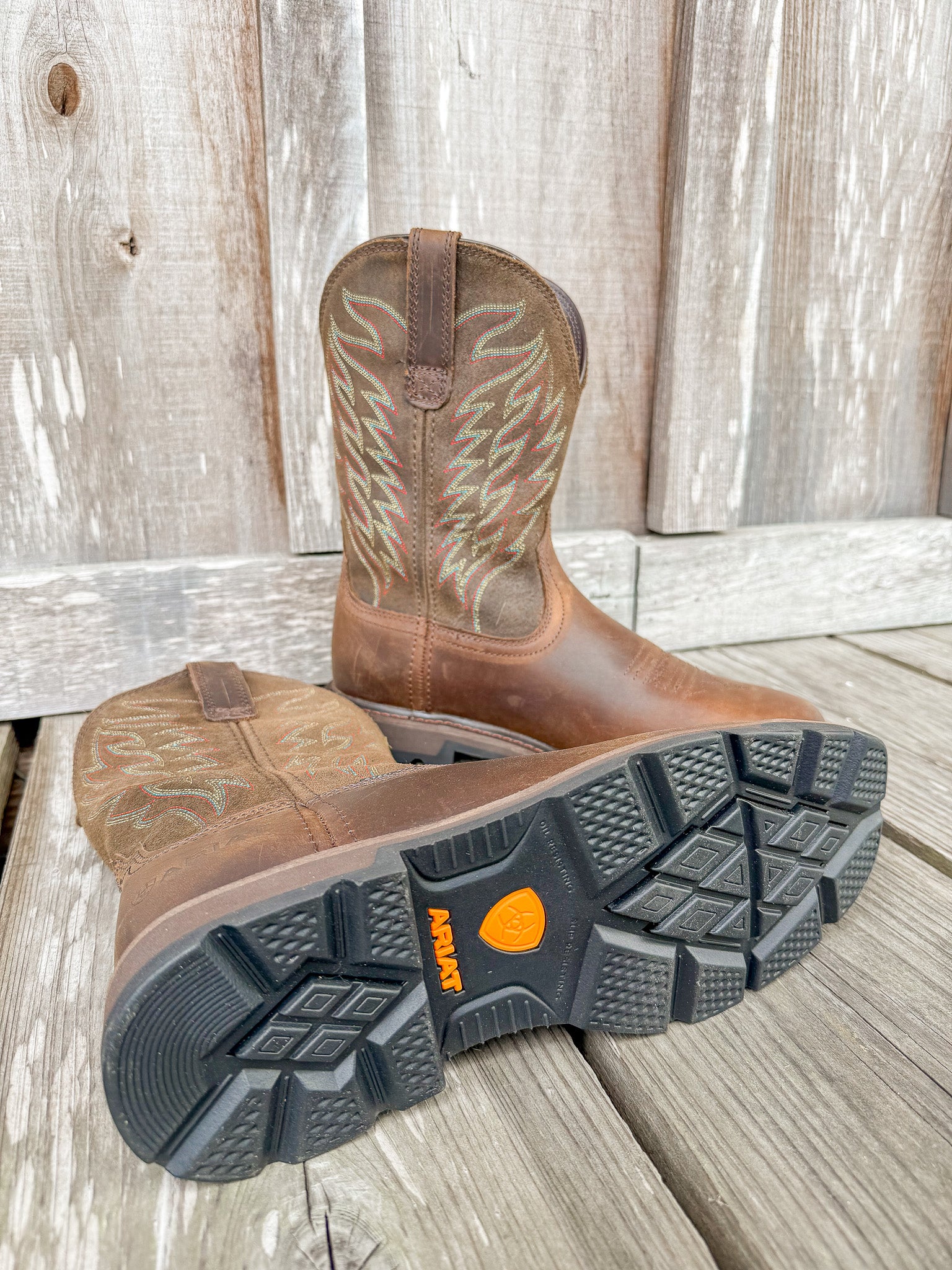 Men's Ariat Groundbreaker Wide Square Toe Steel Toe Work Boot