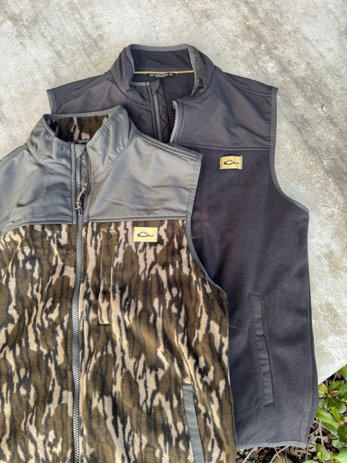 Drake | Men's Camp Fleece Vest - Bottomland