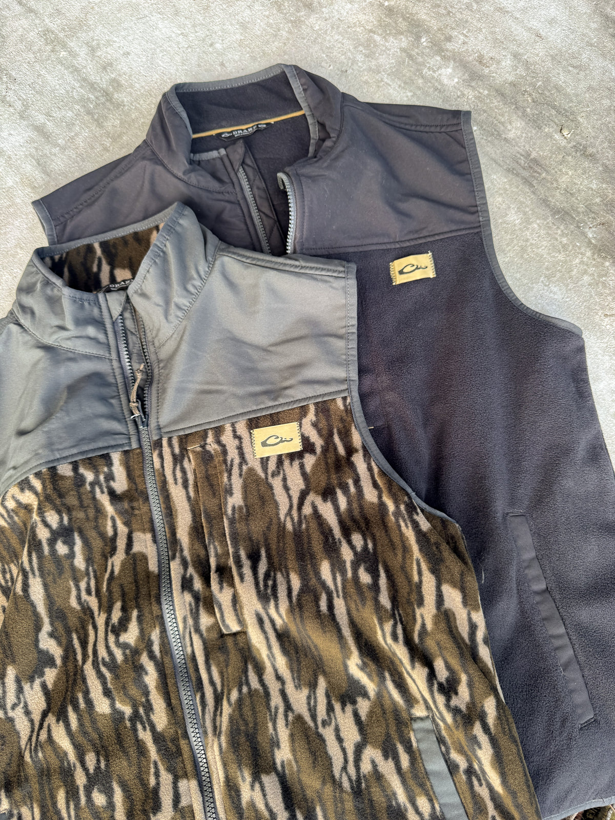 Drake | Men's Camp Fleece Vest - Bottomland