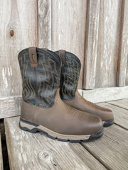 MEN'S ARIAT REBAR FLEX WATERPROOF COMPOSITE TOE WORK BOOT