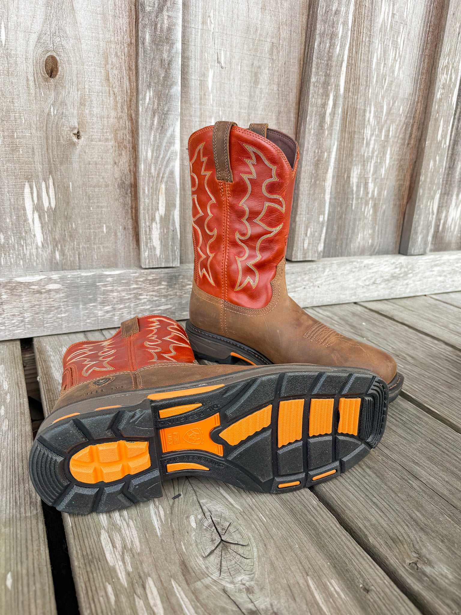 Men's WorkHog Wide Square Toe Steel Toe Work Boot