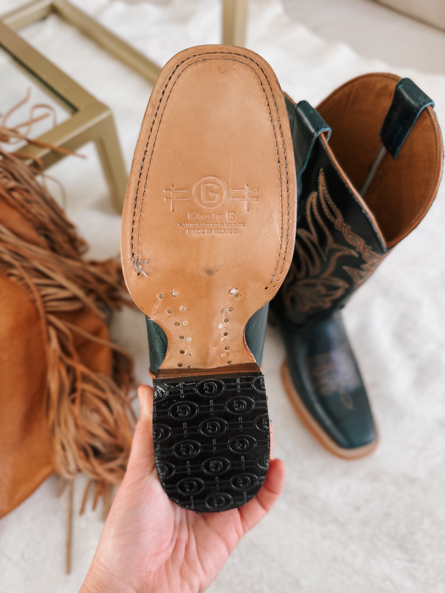 Women's Circle G Embroidery Boots