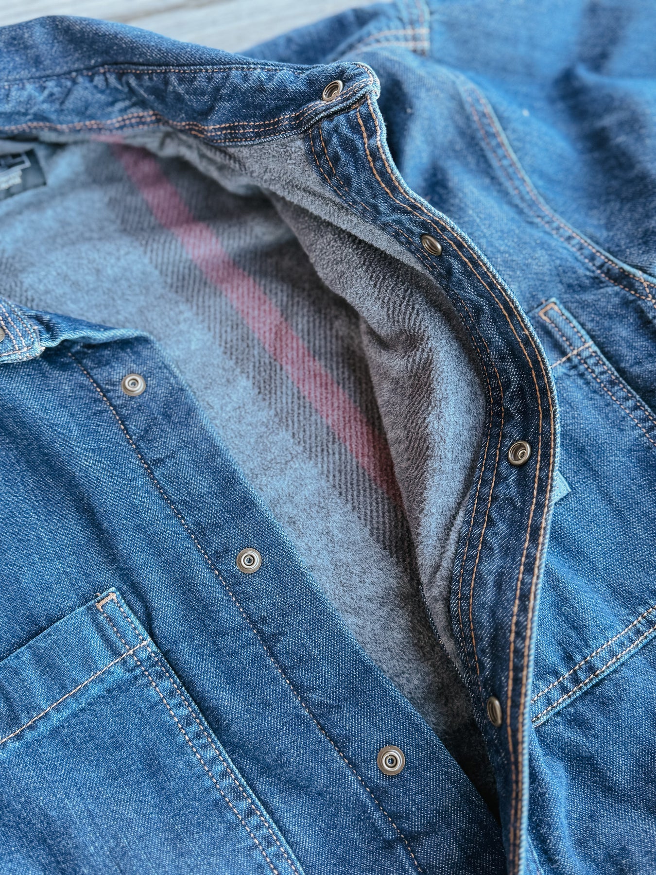 carhartt men's denim shirt