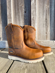 Men's Ariat Rebar Wedge Pull-On Waterproof Composite Toe Work Boot