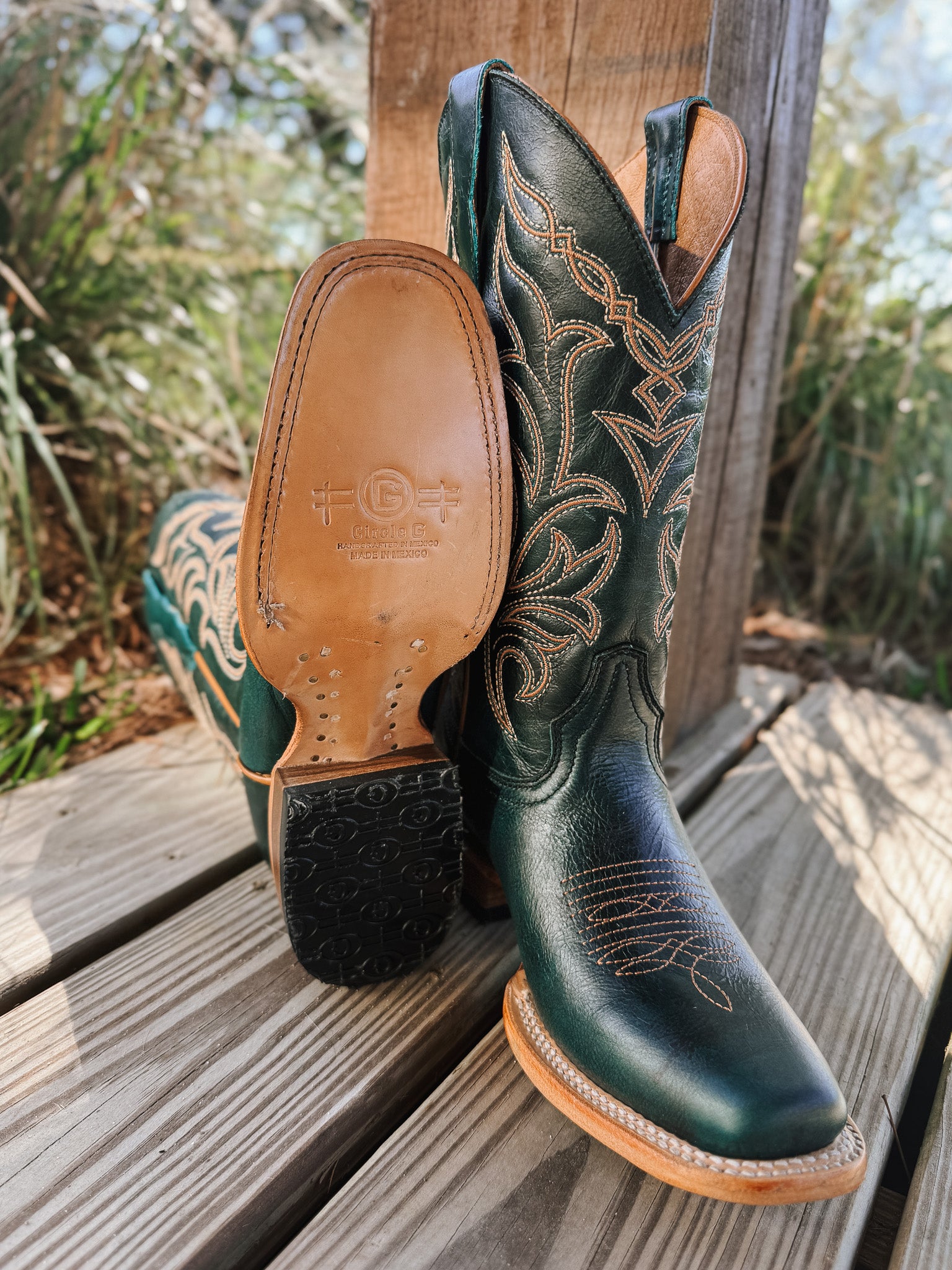 Women's Circle G Embroidery Boots