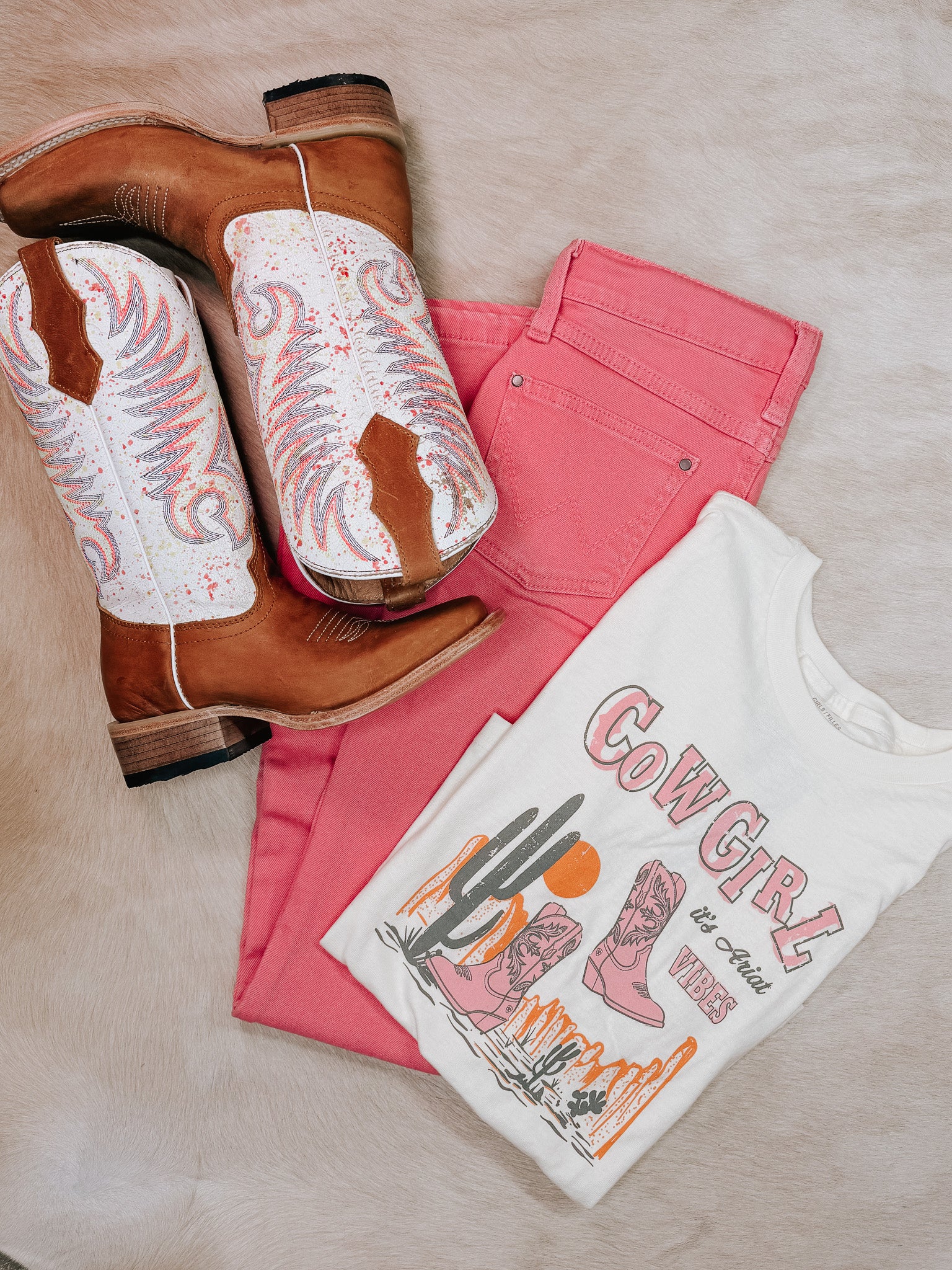 Ariat Girls Cowgirl Vibes T-Shirt