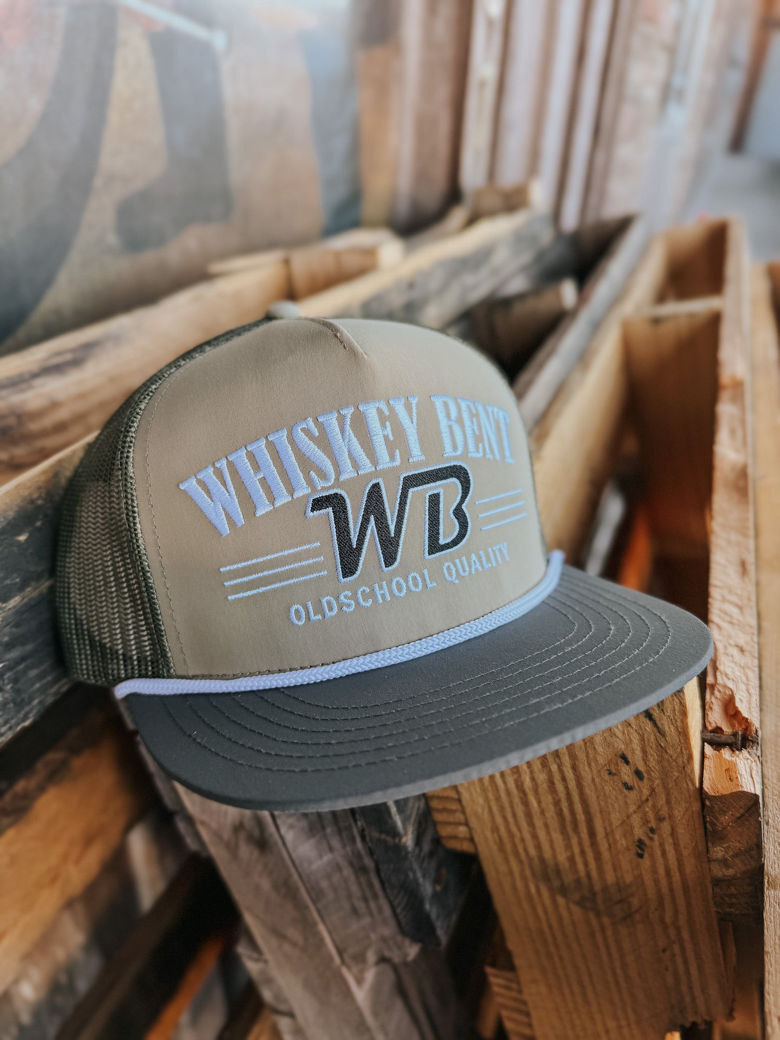 Whiskey Bent Hat Co. Old School WB Cap