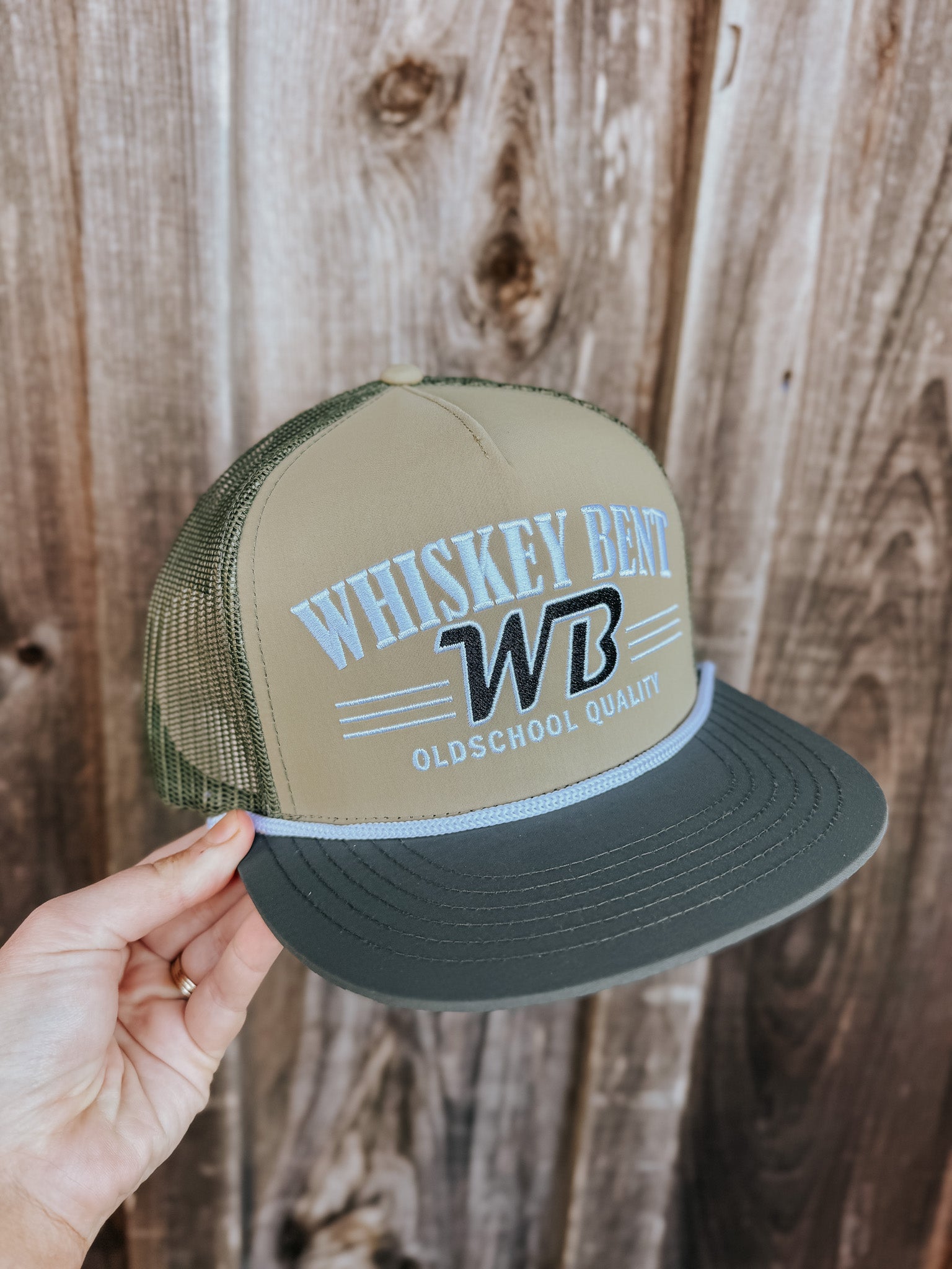 Whiskey Bent Hat Co. Old School WB Cap
