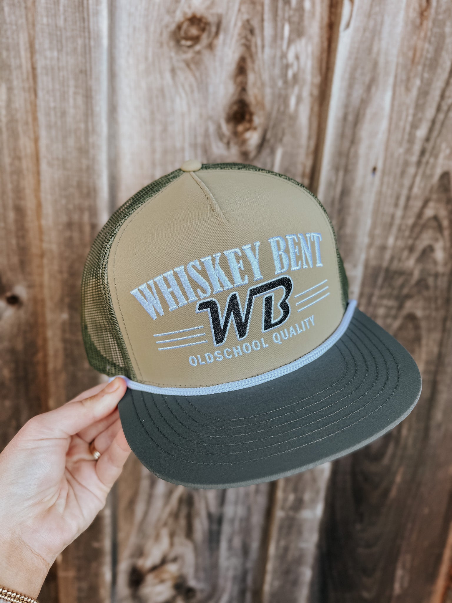 Whiskey Bent Hat Co. Old School WB Cap