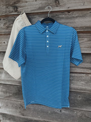 Men's Fieldstone Clubhouse Polo in Blue