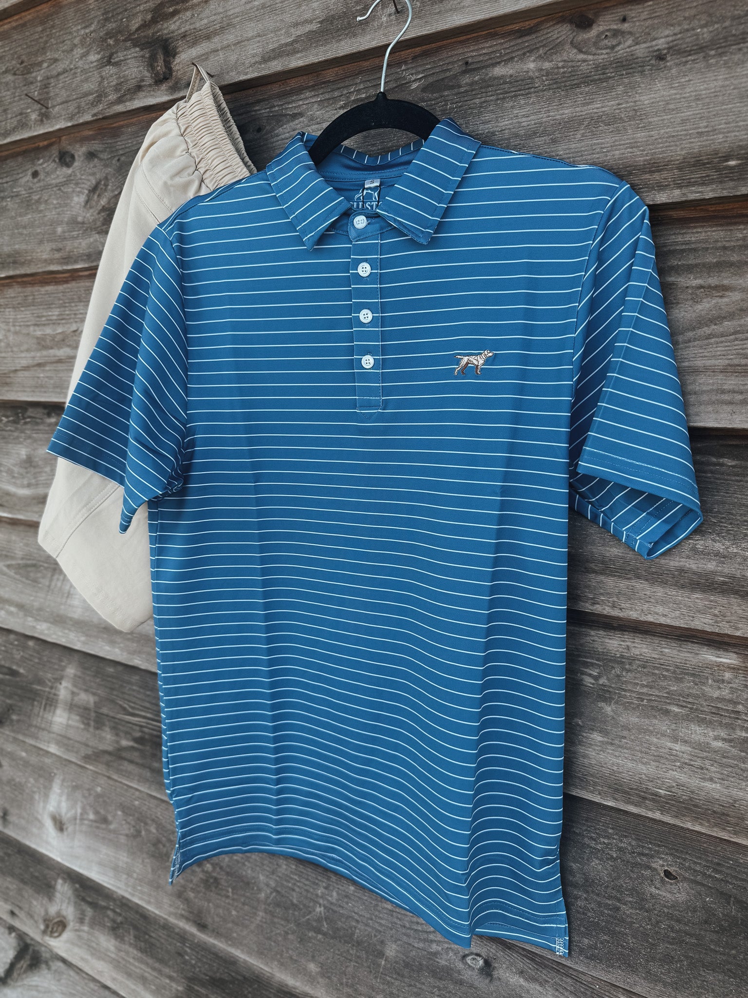 Men's Fieldstone Clubhouse Polo in Blue
