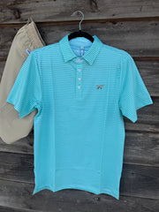 Men's Fieldstone Signature Polo in Seafoam