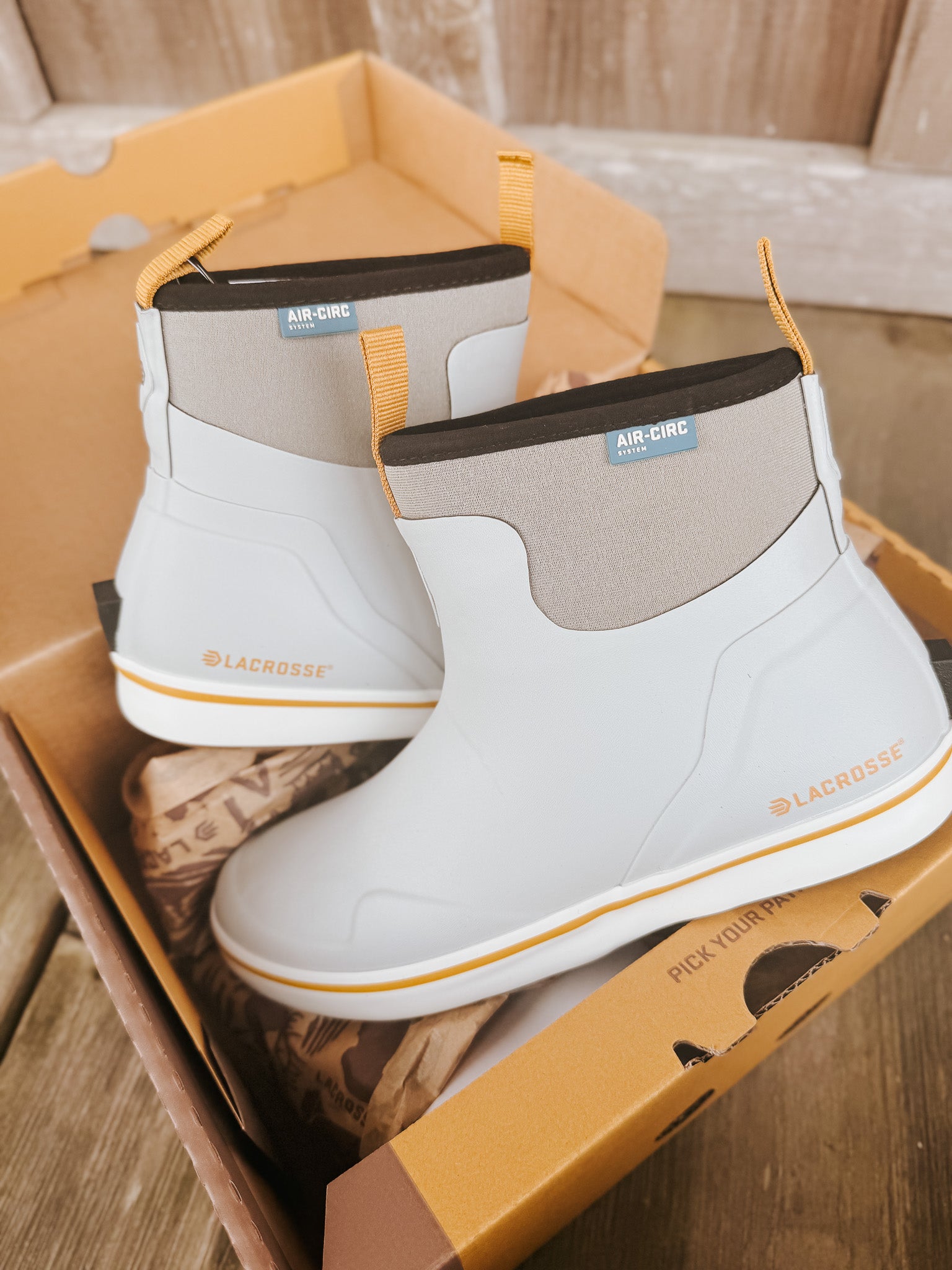 Lacrosse Men's Alpha Duck Boots in Wild Dove