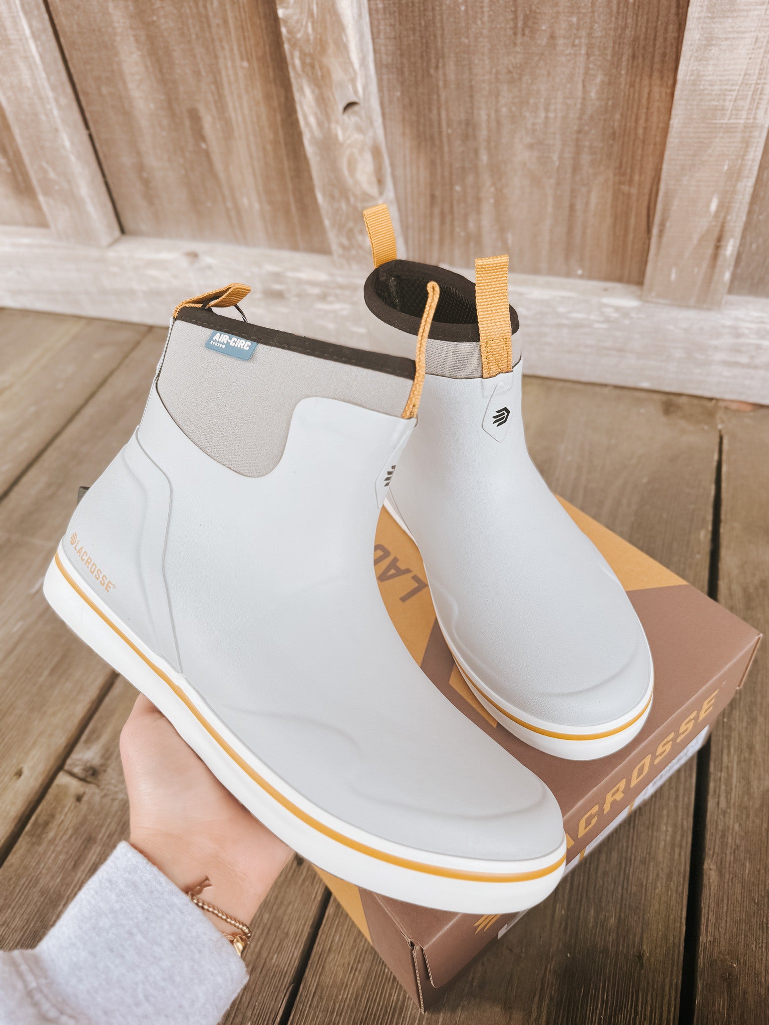 Lacrosse Men's Alpha Duck Boots in Wild Dove