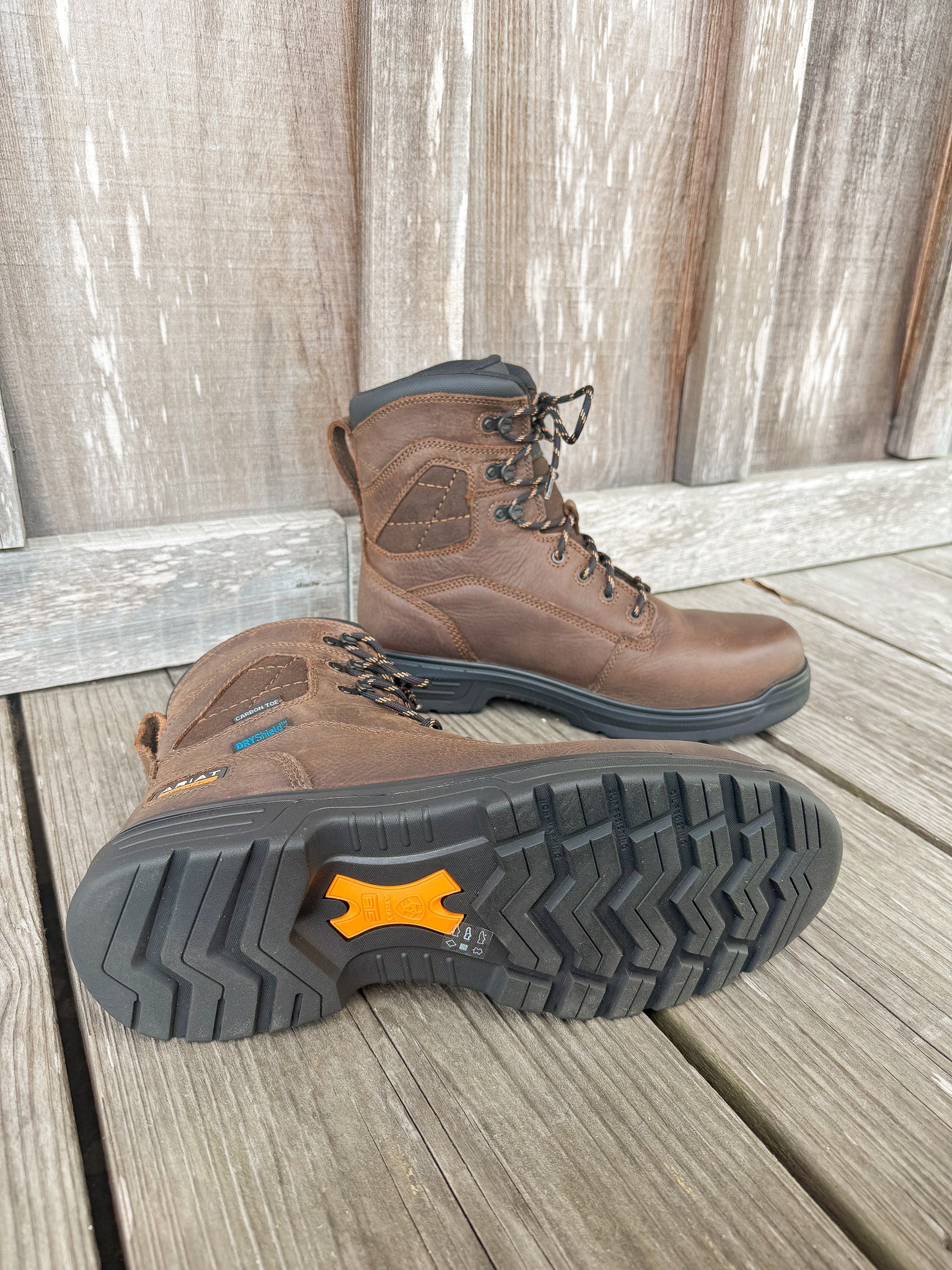 Men's Ariat Turbo 8" Waterproof Carbon Toe Work Boot