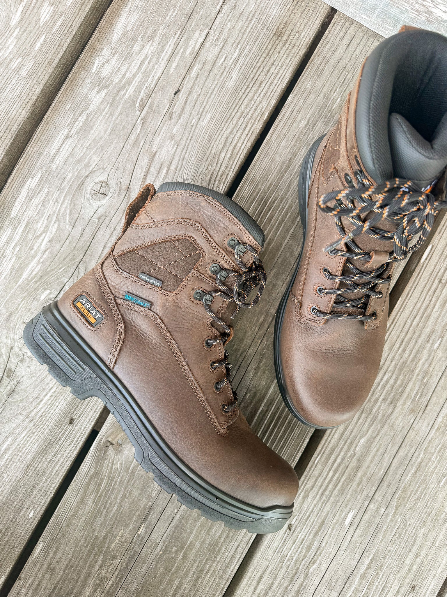 Men's Ariat Turbo 8" Waterproof Carbon Toe Work Boot