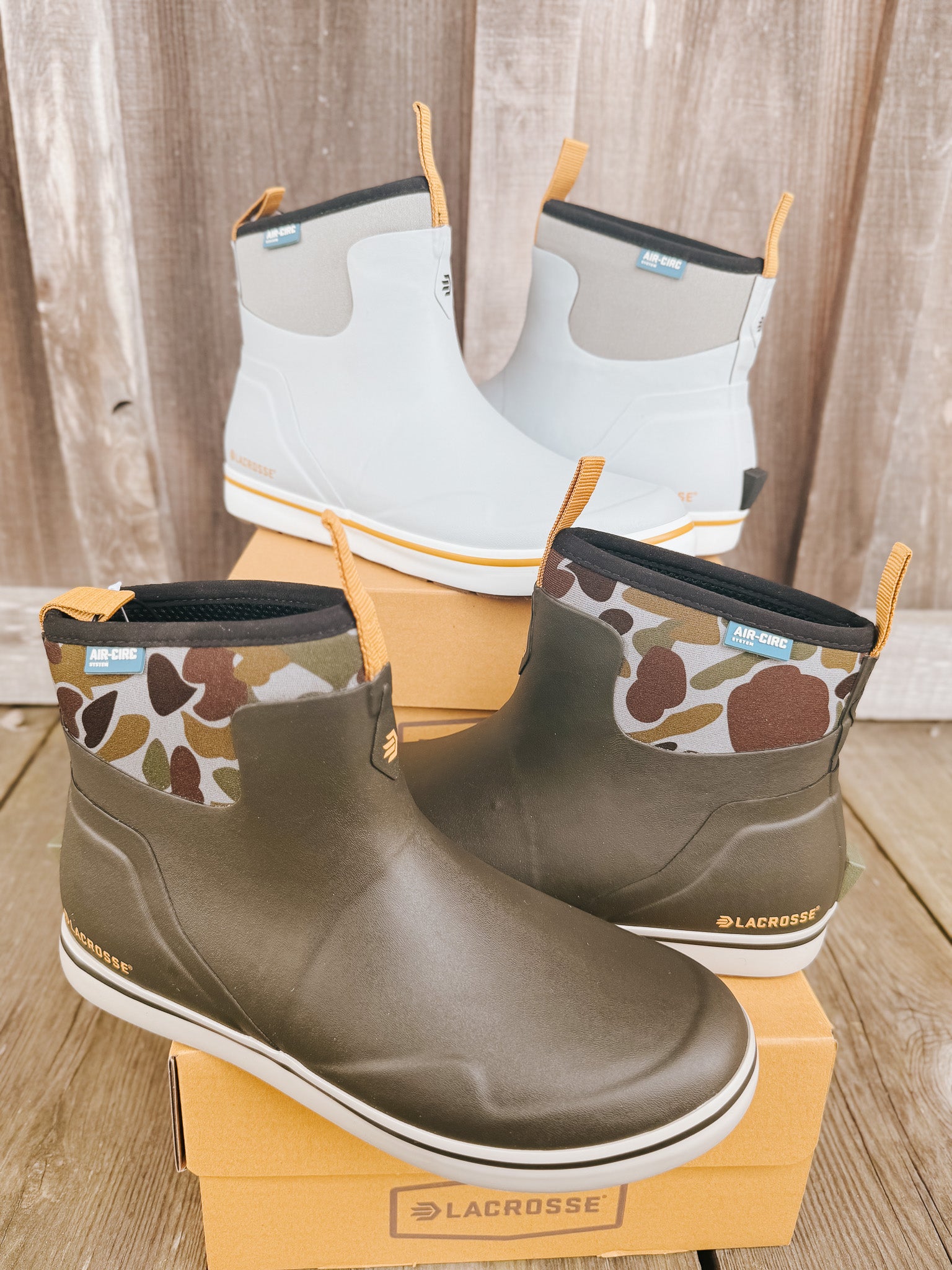 Lacrosse Men's Alpha Duck Boots in Wild Dove