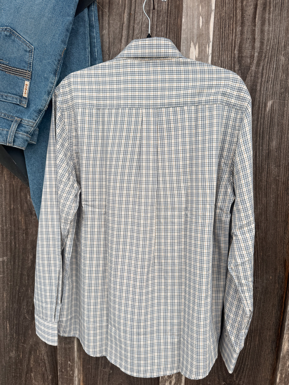 Local Boy | Faulk Dress Shirt in Slate/Rust/Navy