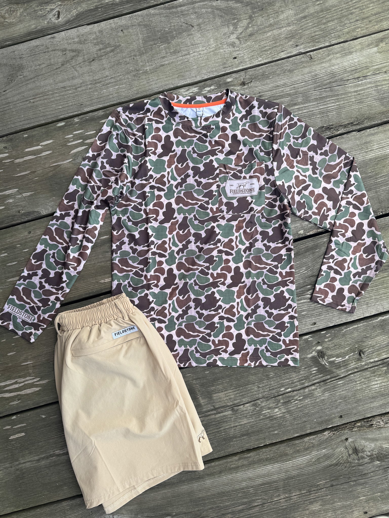 Fieldstone Dry-Fit Pocket Camo T-Shirt