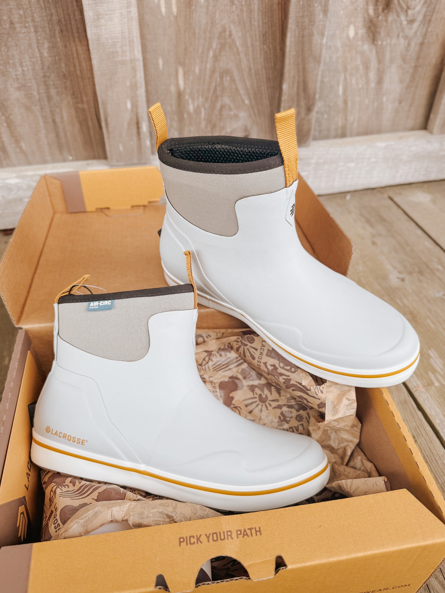 Lacrosse Men's Alpha Duck Boots in Wild Dove
