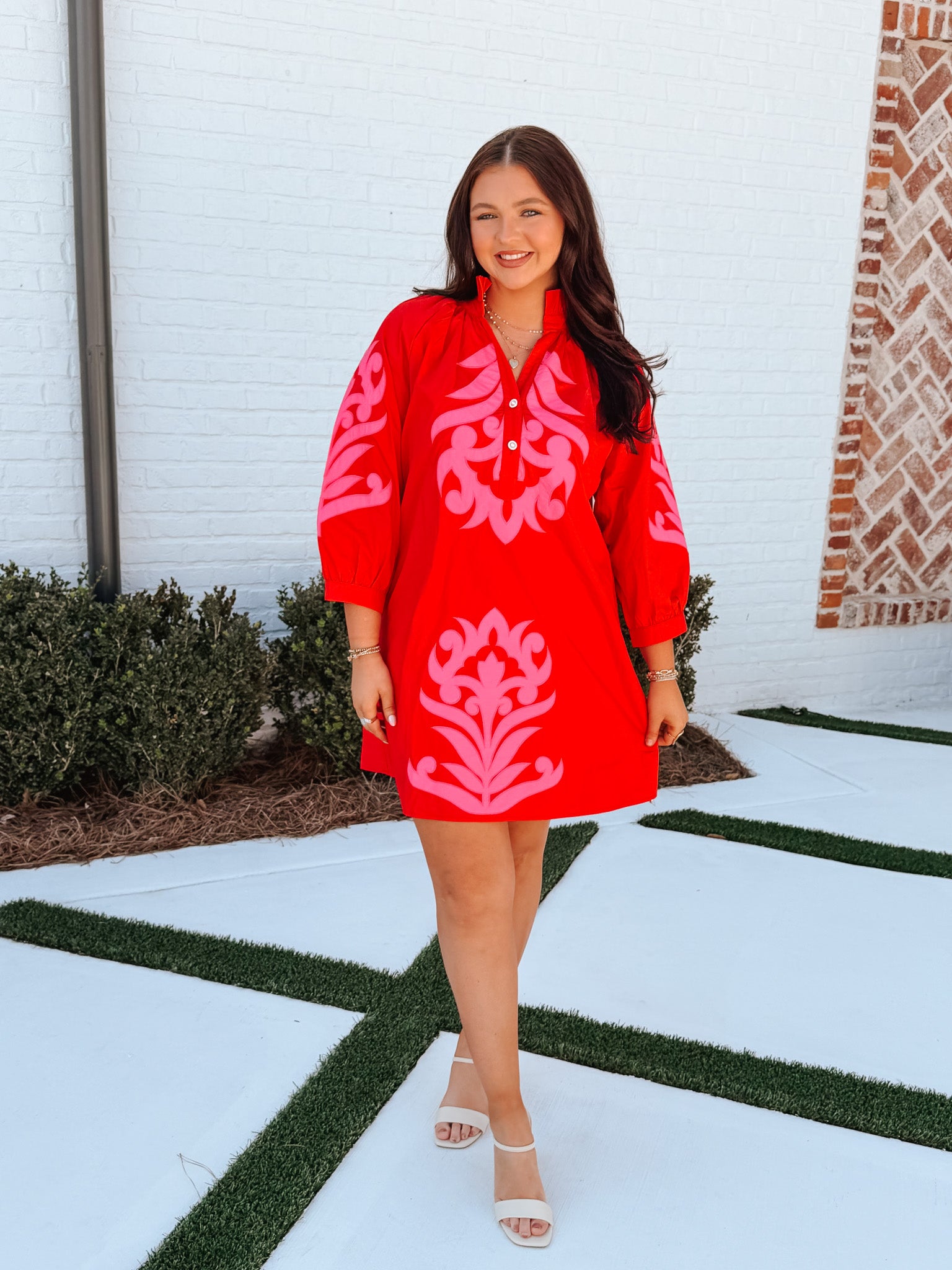 Scarlet Applique Dress